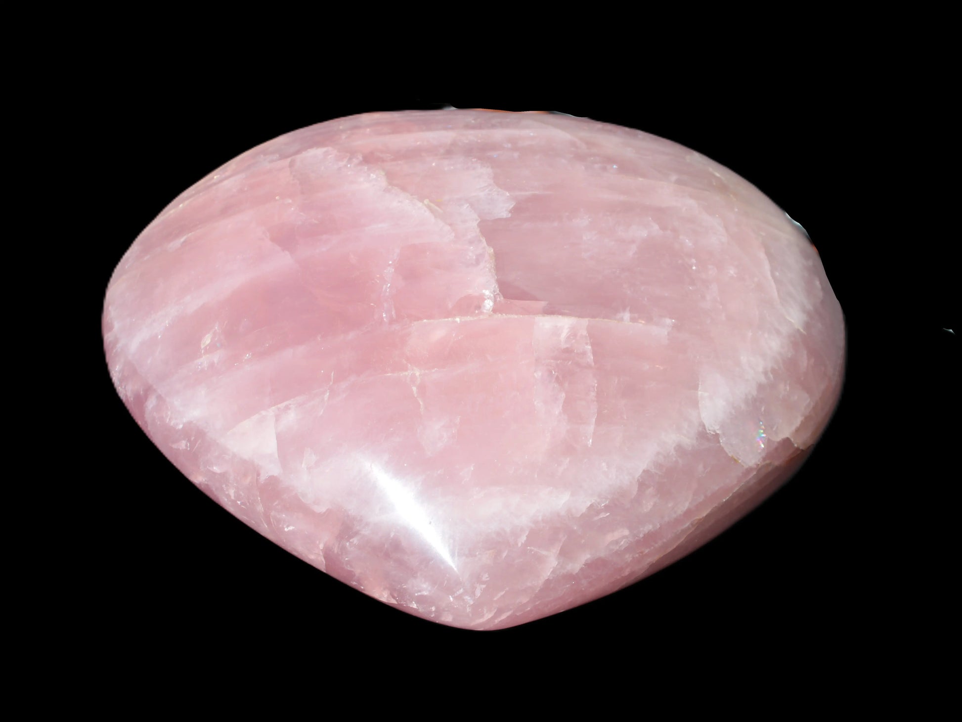 Pink Rose Quartz heart 189*172*88mm 3800g Rocks and Things Store