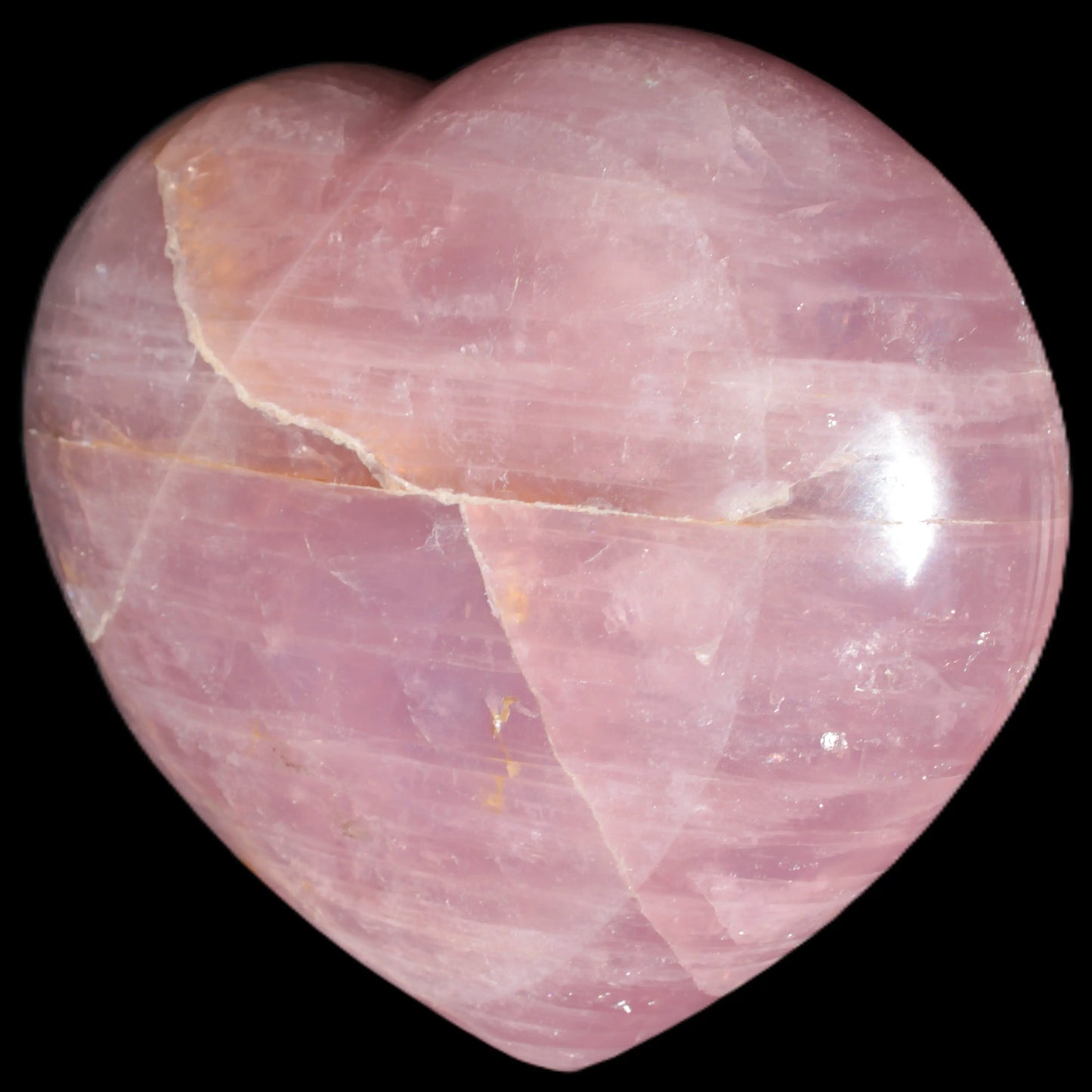 Pink Rose Quartz heart 189*172*88mm 3800g Rocks and Things Store