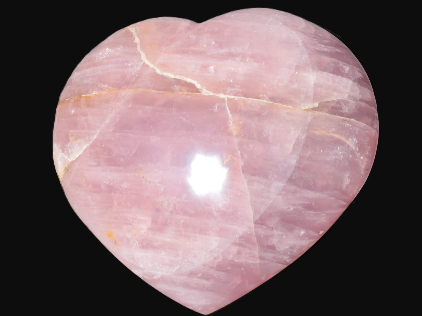 Pink Rose Quartz heart 189*172*88mm 3800g Rocks and Things Store