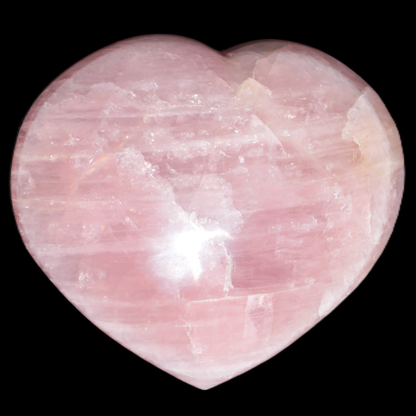 Pink Rose Quartz heart 189*172*88mm 3800g Rocks and Things Store