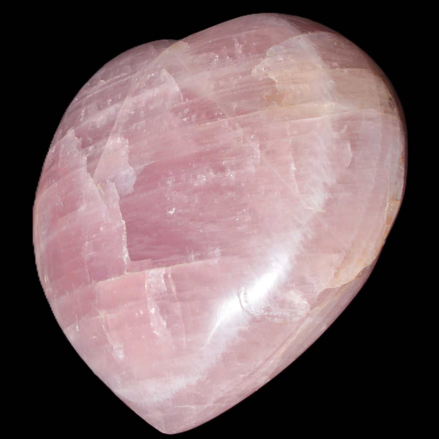 Pink Rose Quartz heart 189*172*88mm 3800g Rocks and Things Store