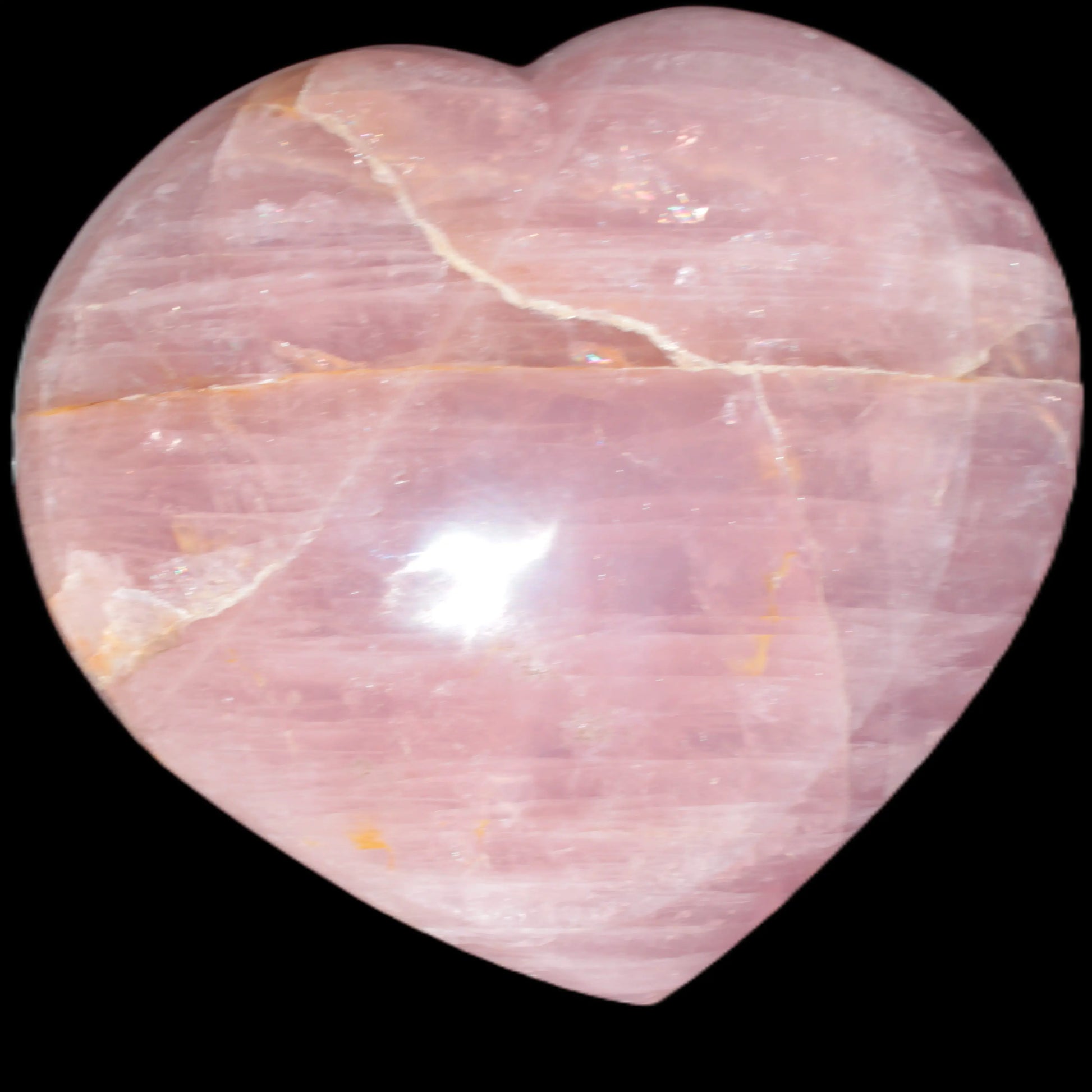 Pink Rose Quartz heart 189*172*88mm 3800g Rocks and Things Store