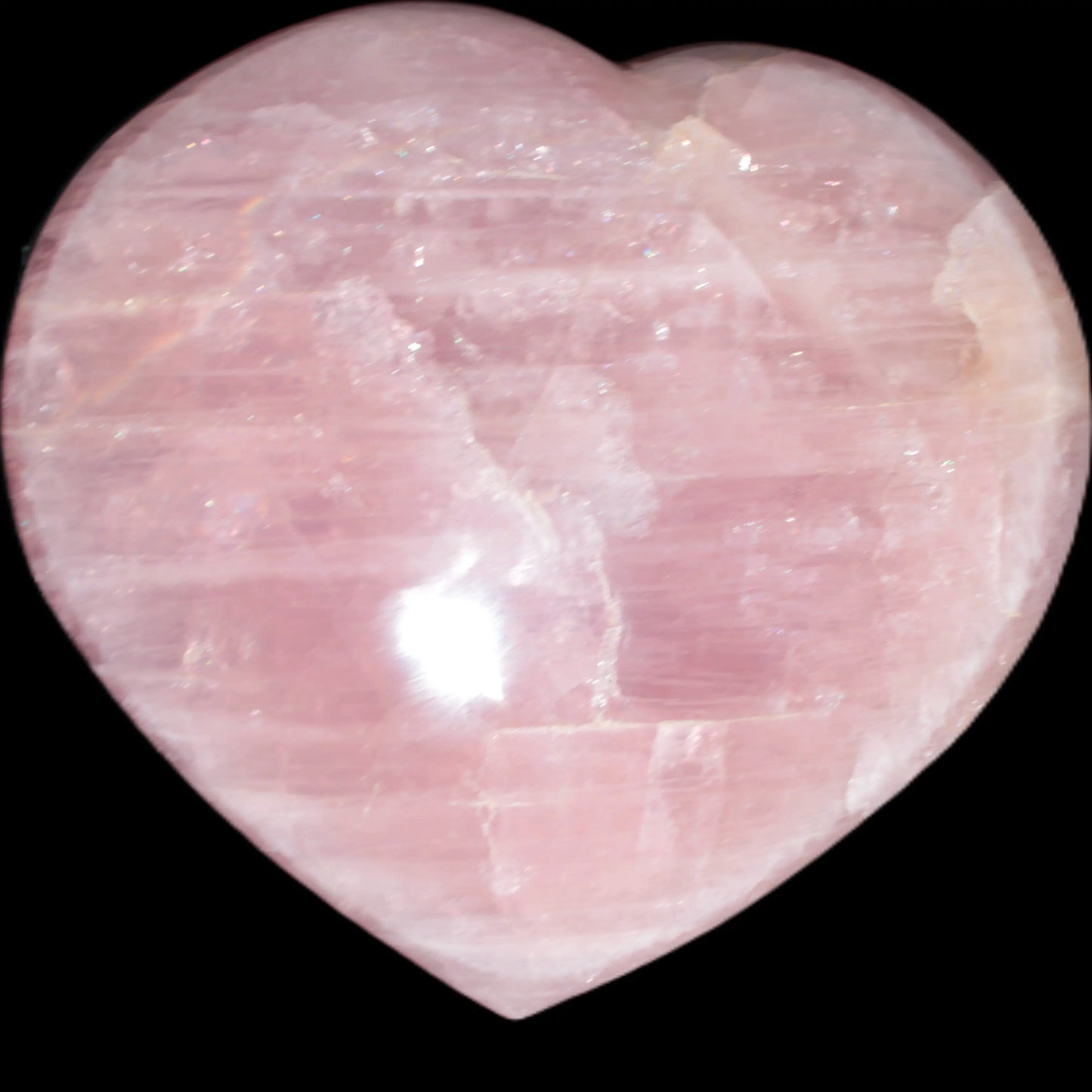 Pink Rose Quartz heart 189*172*88mm 3800g Rocks and Things Store