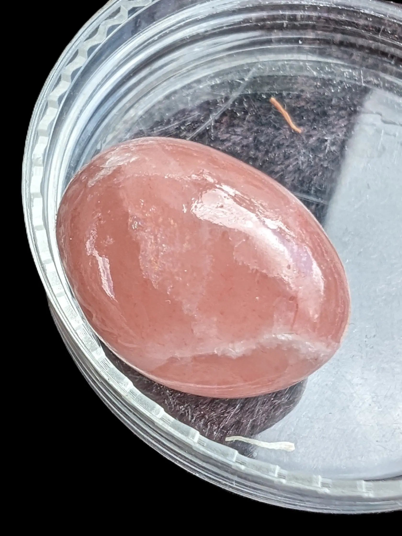 Pink grapefruit Calcite tumbled stone 6-8g Rocks and Things