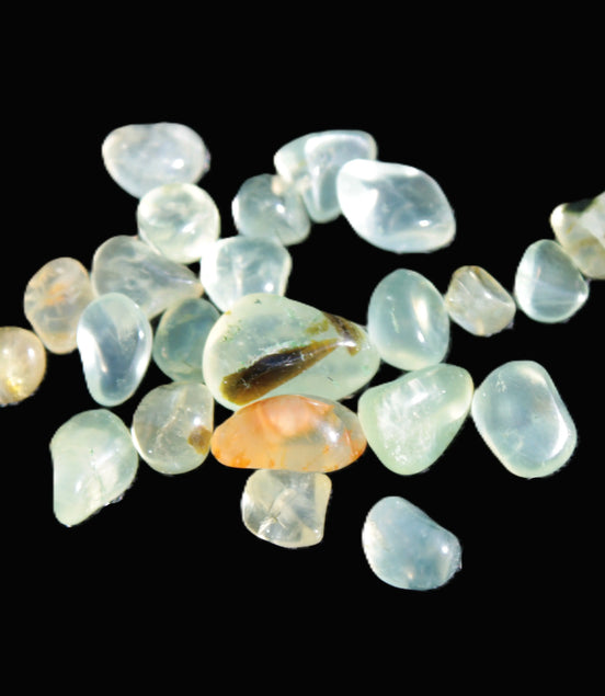 Prehnite polished tiny crystals 10g Rocks and Things Store