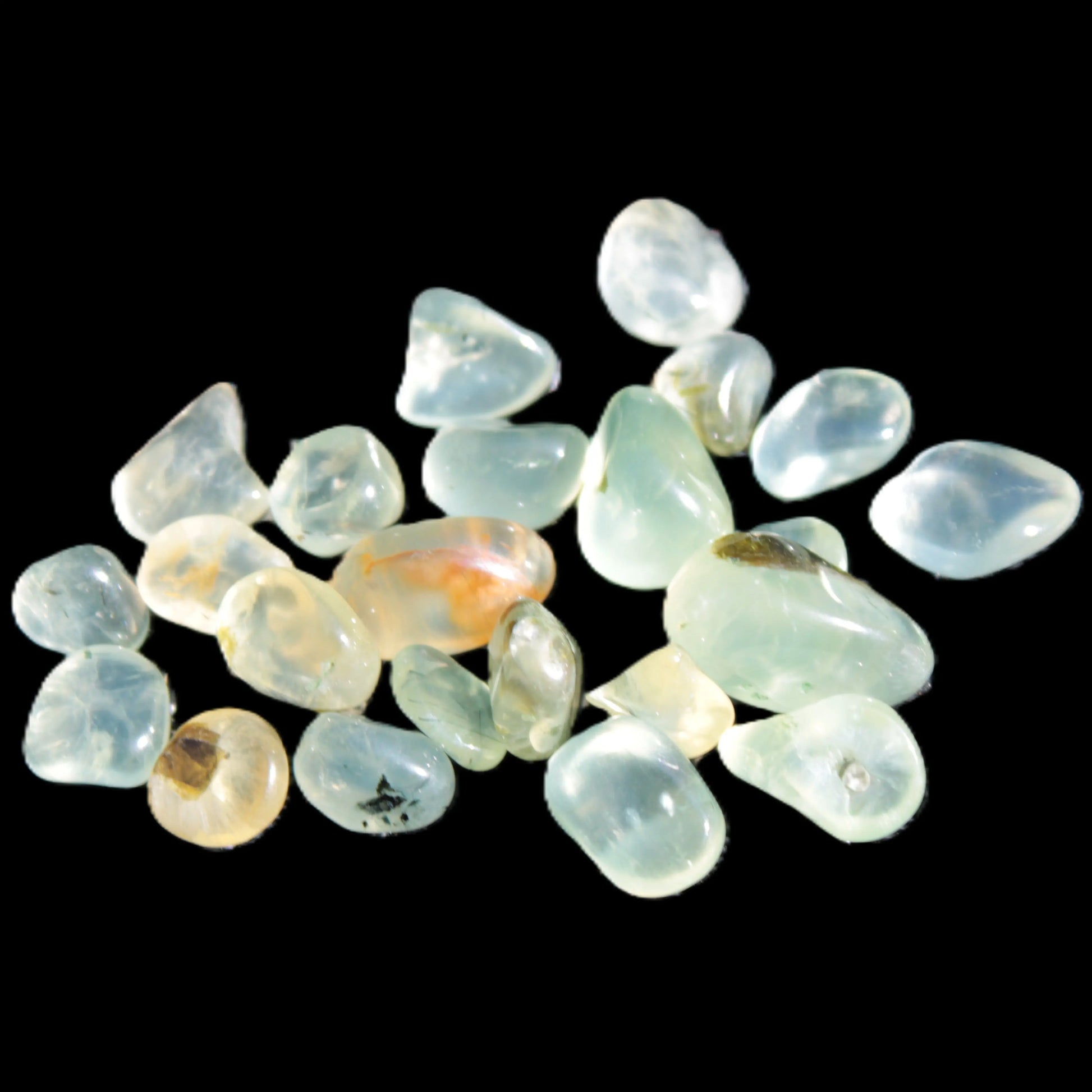 Prehnite polished tiny crystals 10g Rocks and Things Store