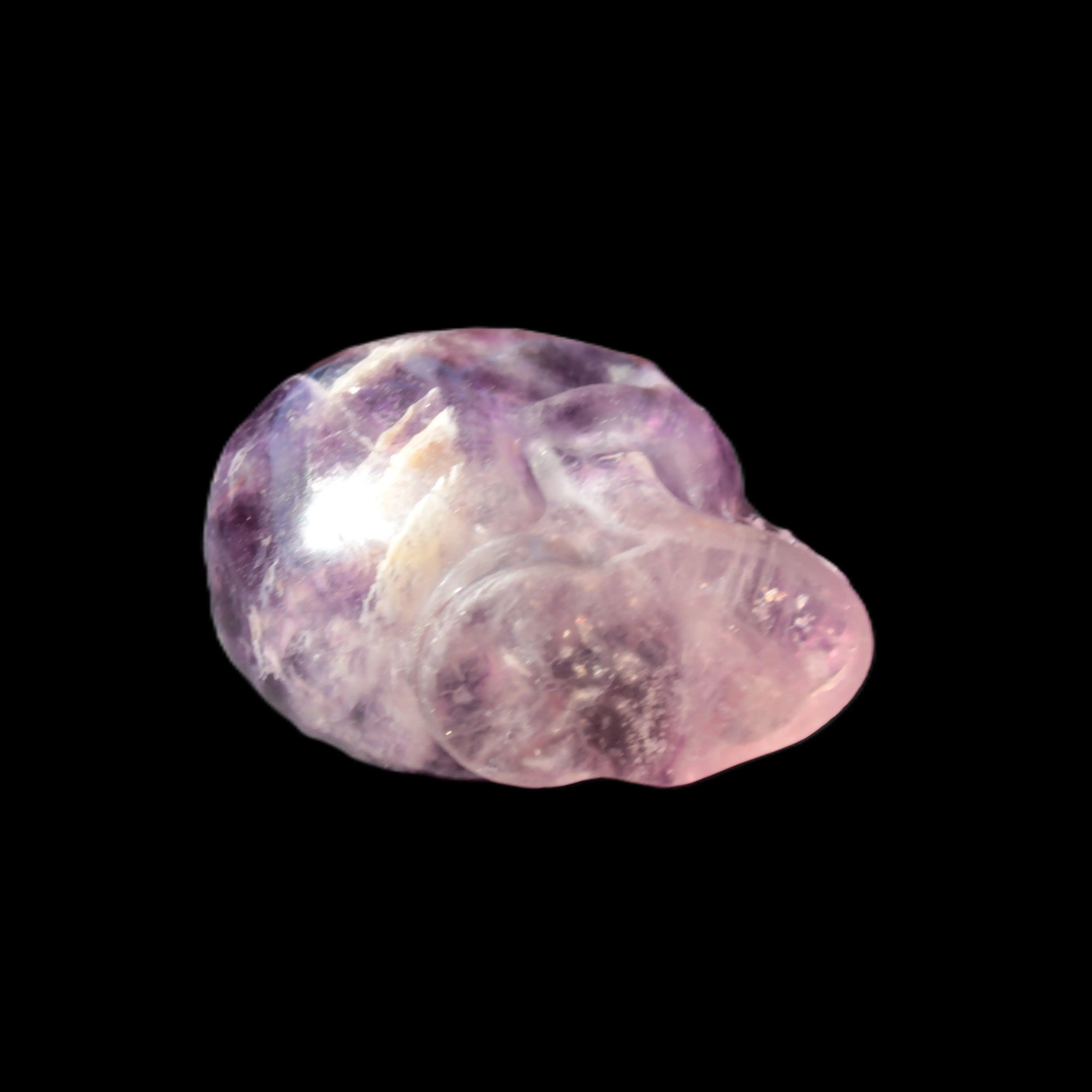 Purple Fluorite skull 50*34*49mm 108g Rocks and Things Store