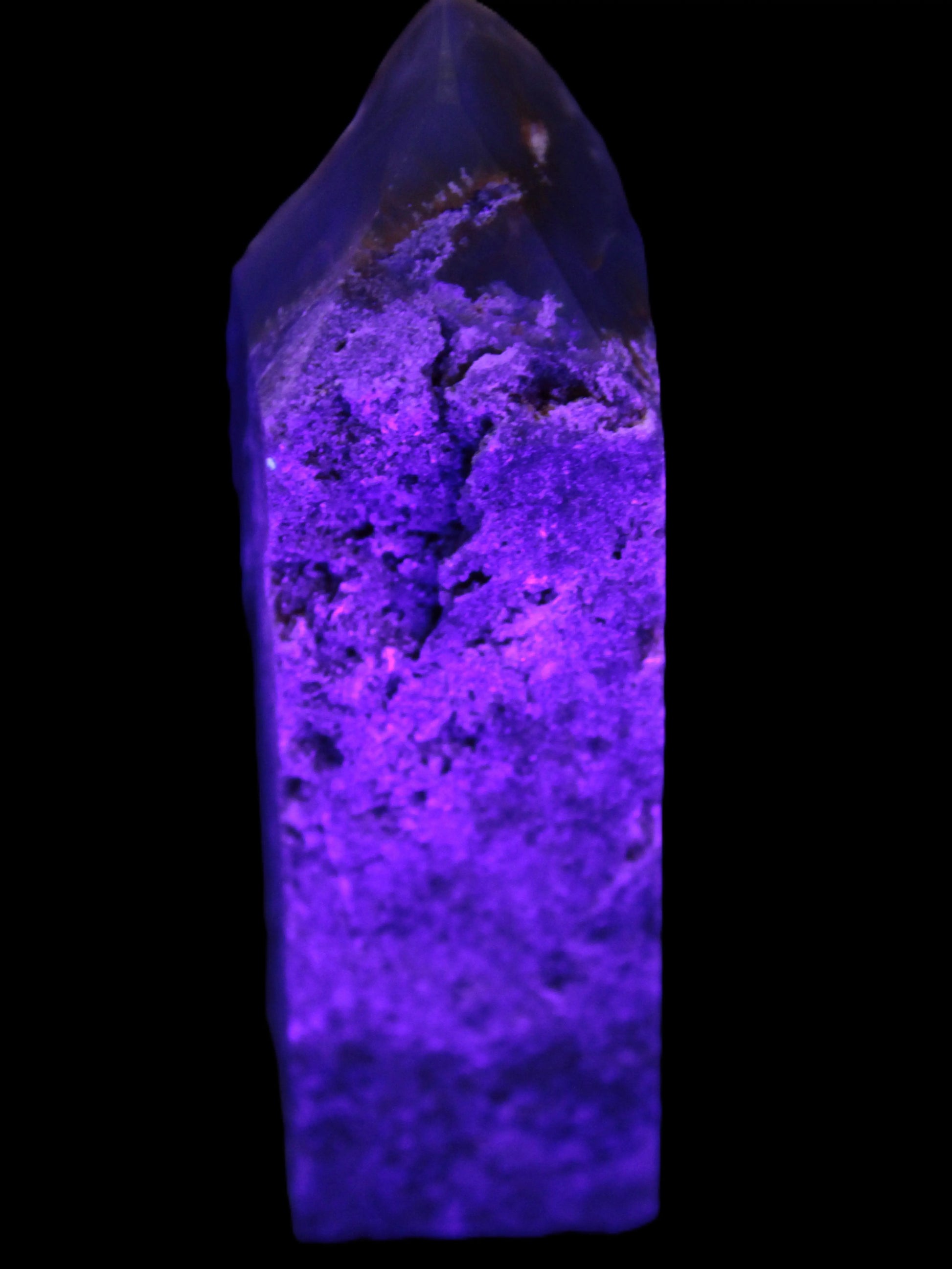 Purple Grape Chalcedony obelisk 121mm 438g Rocks and Things