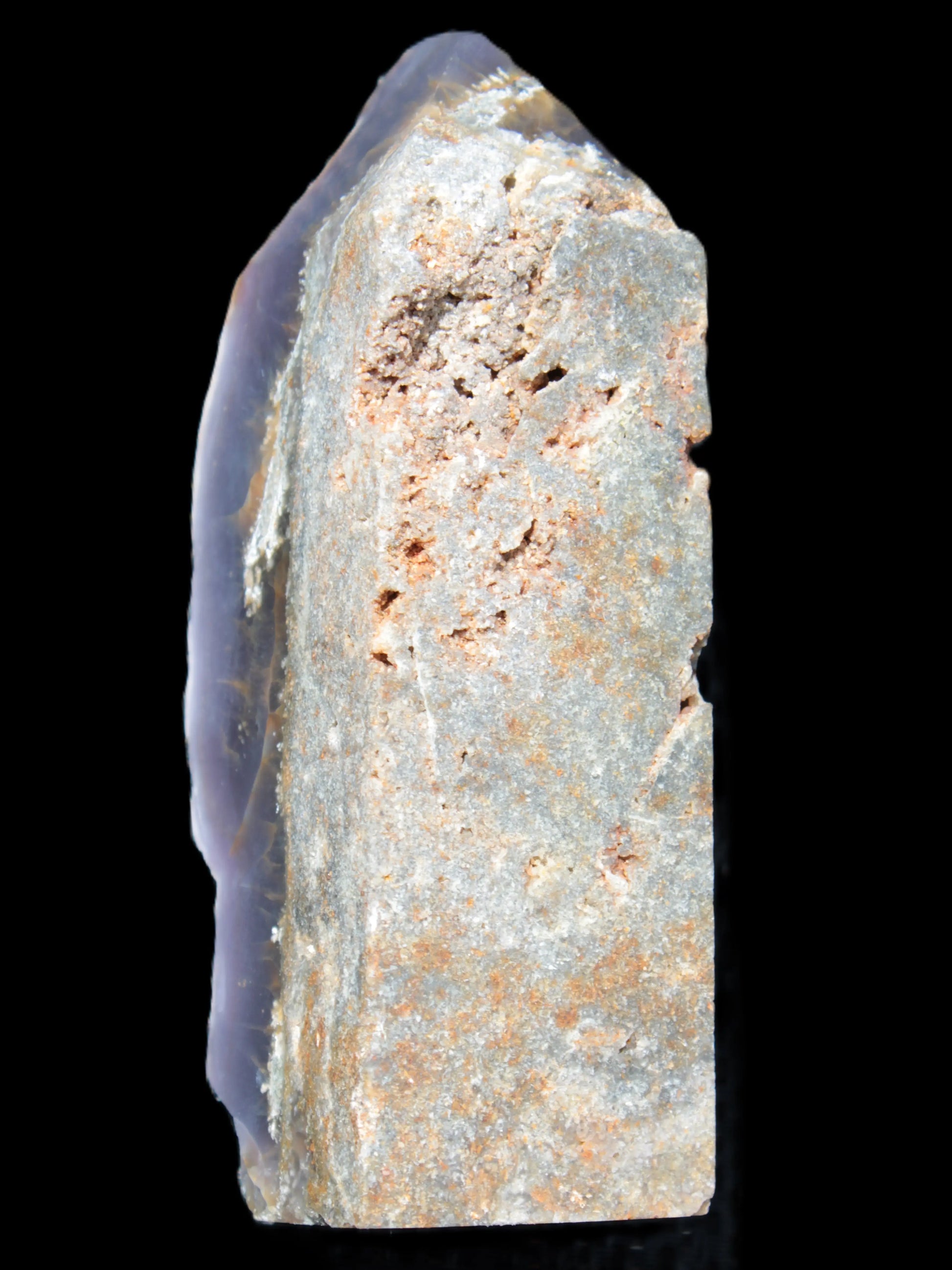 Purple Grape Chalcedony obelisk 121mm 438g Rocks and Things