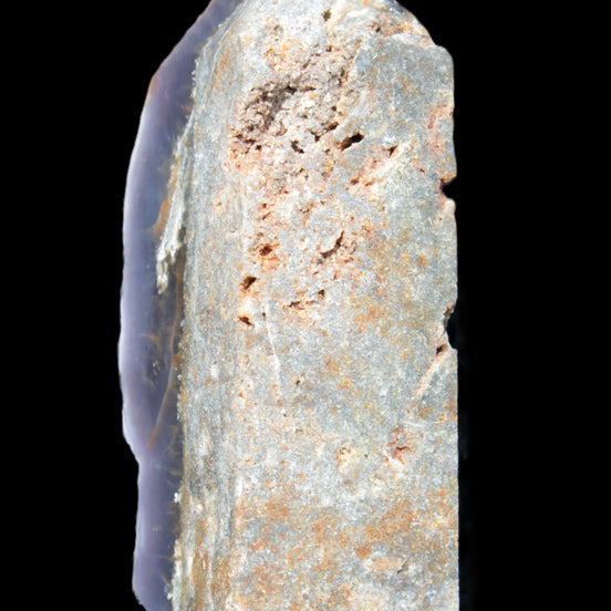 Purple Grape Chalcedony obelisk 121mm 438g in sunlight - Rocks and Things Store