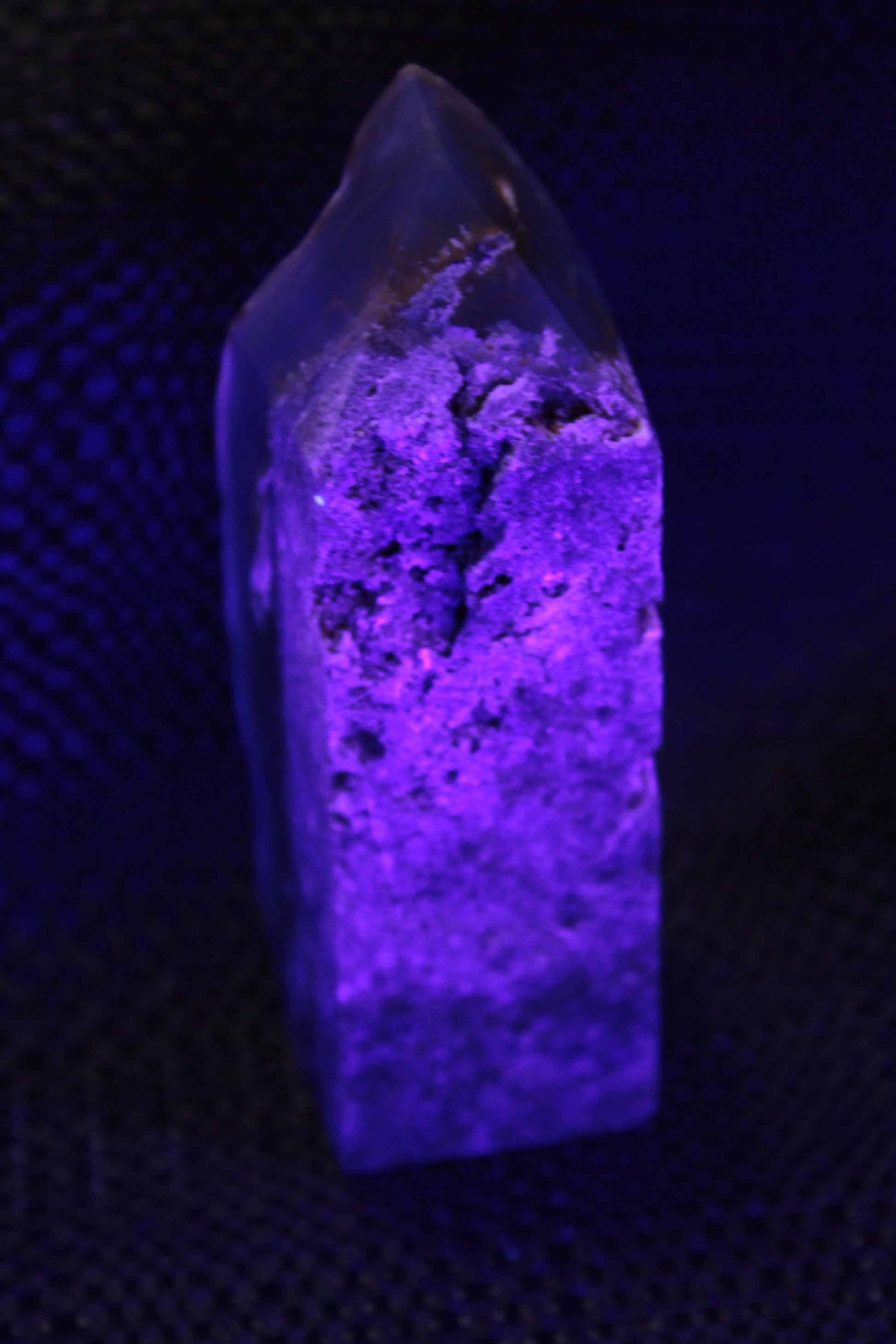 Purple Grape Chalcedony obelisk 121mm 438g Rocks and Things