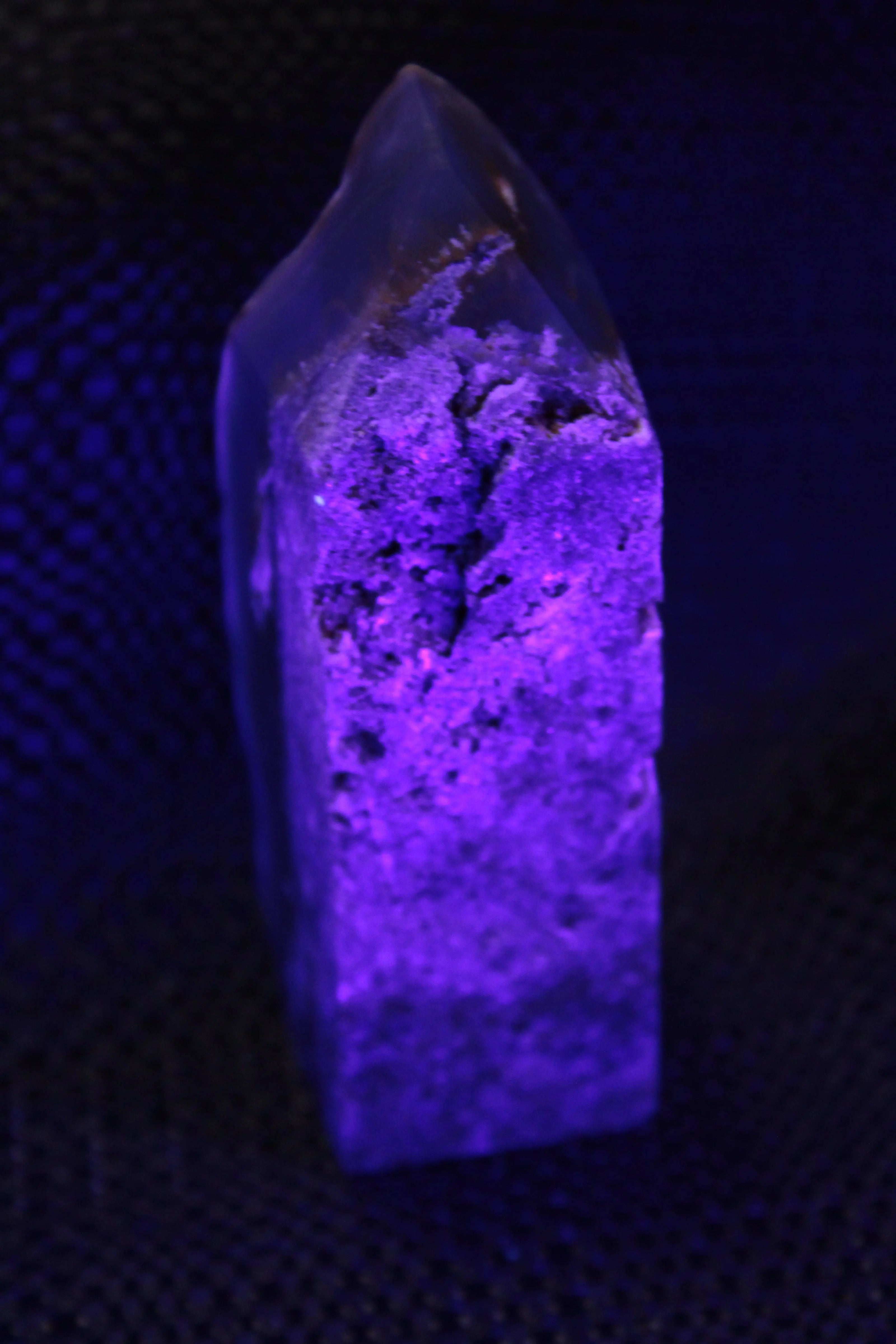 Purple Grape Chalcedony obelisk 121mm 438g Rocks and Things