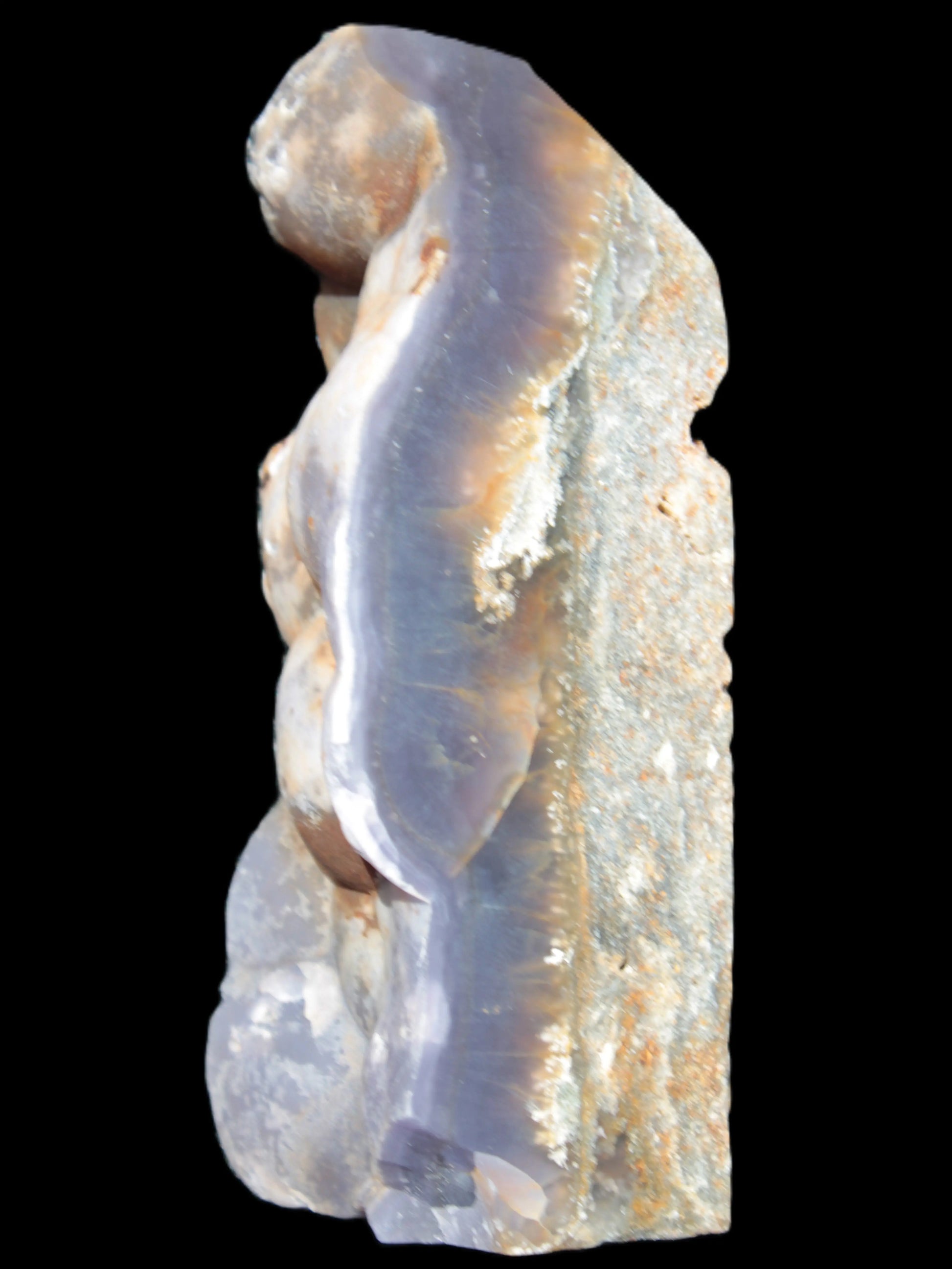 Purple Grape Chalcedony obelisk 121mm 438g Rocks and Things