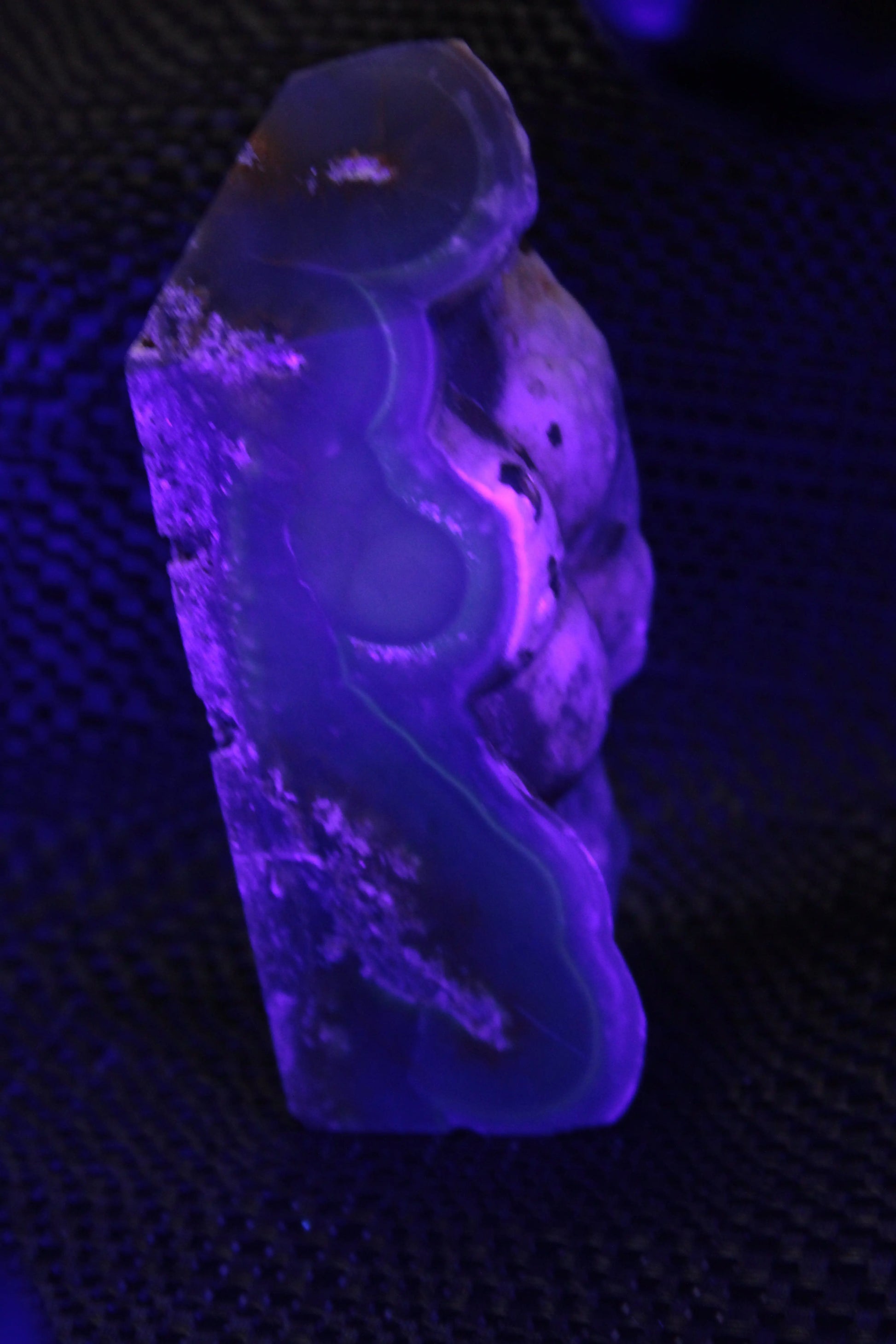 Purple Grape Chalcedony obelisk 121mm 438g Rocks and Things