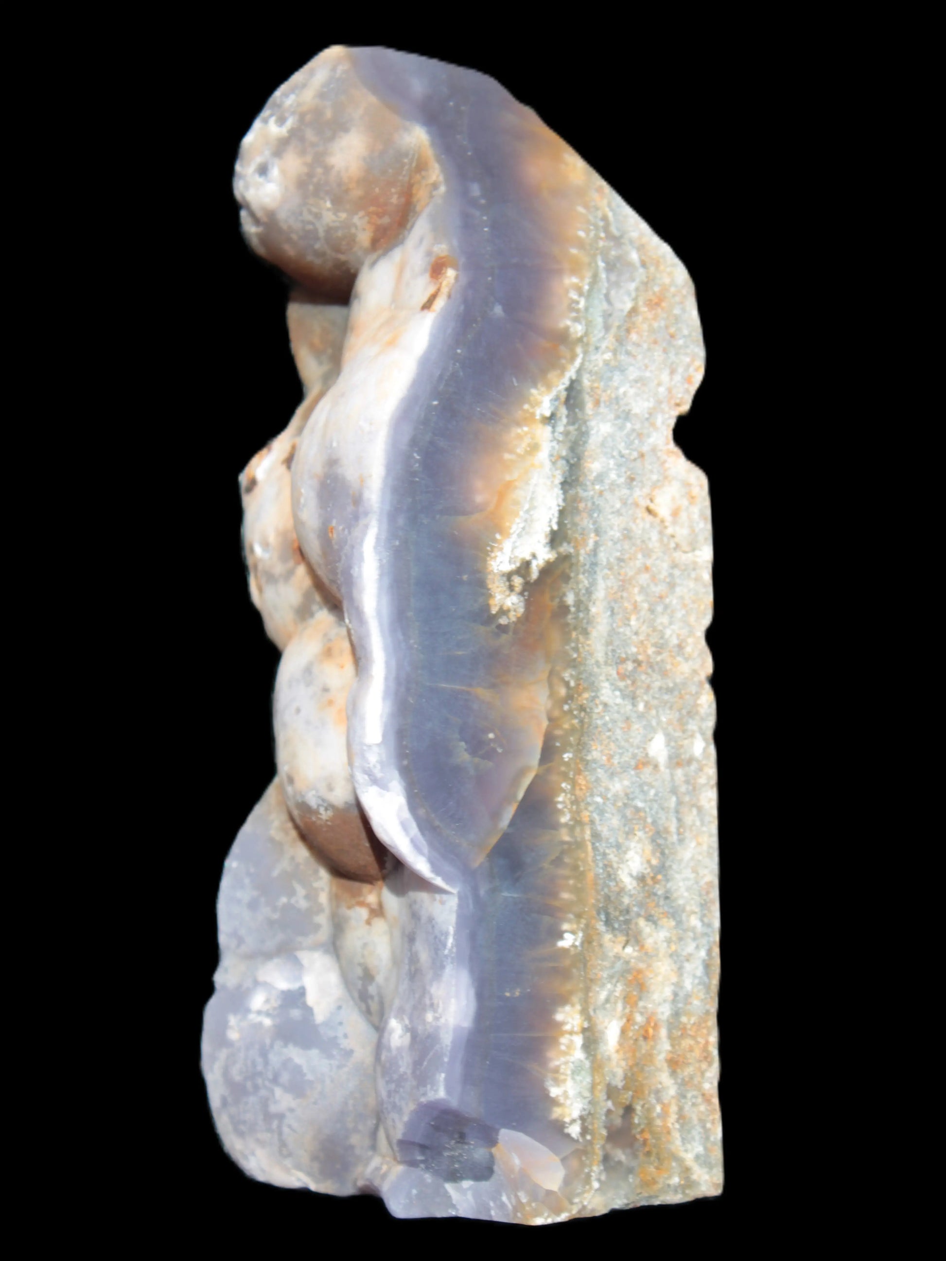 Purple Grape Chalcedony obelisk 121mm 438g Rocks and Things