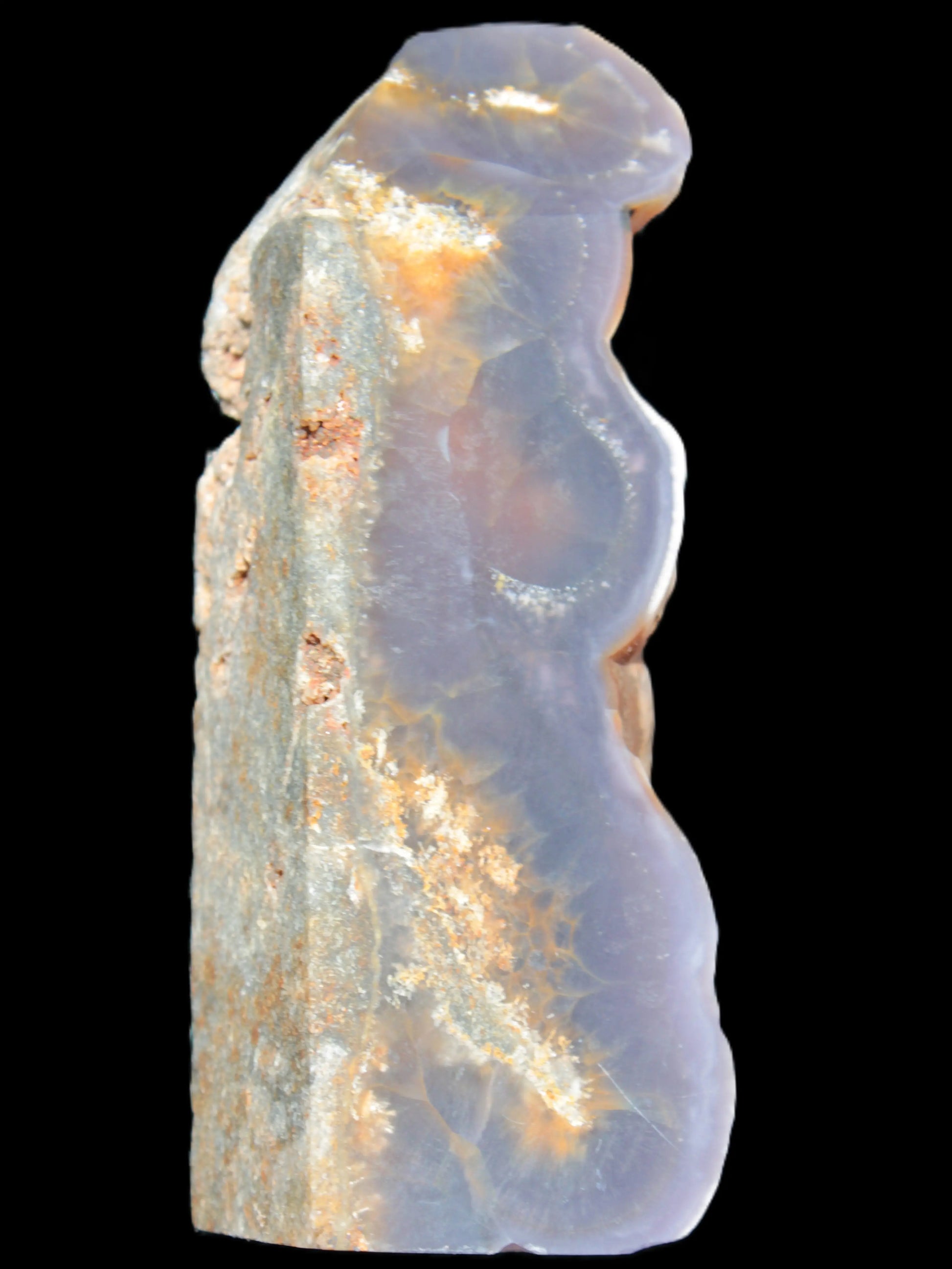 Purple Grape Chalcedony obelisk 121mm 438g Rocks and Things
