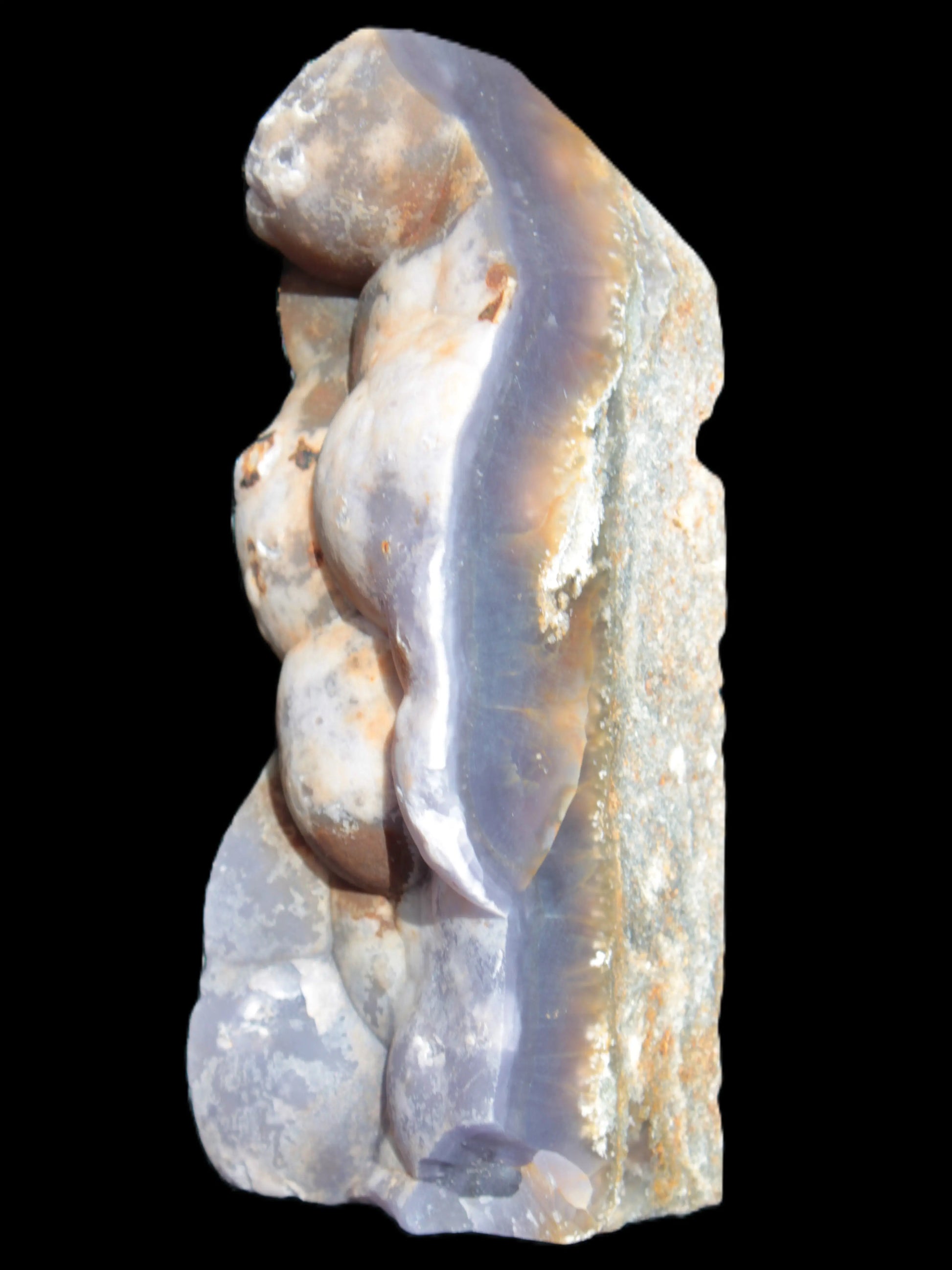 Purple Grape Chalcedony obelisk 121mm 438g Rocks and Things