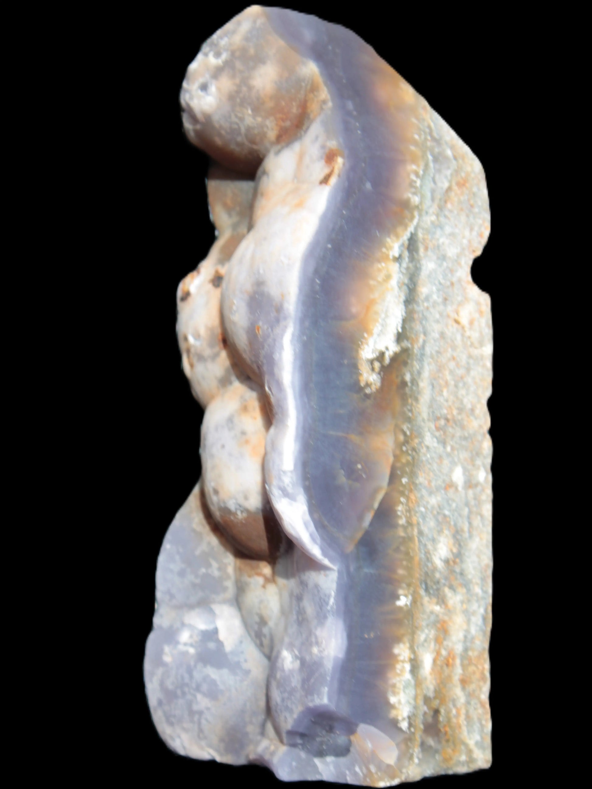 Purple Grape Chalcedony obelisk 121mm 438g Rocks and Things