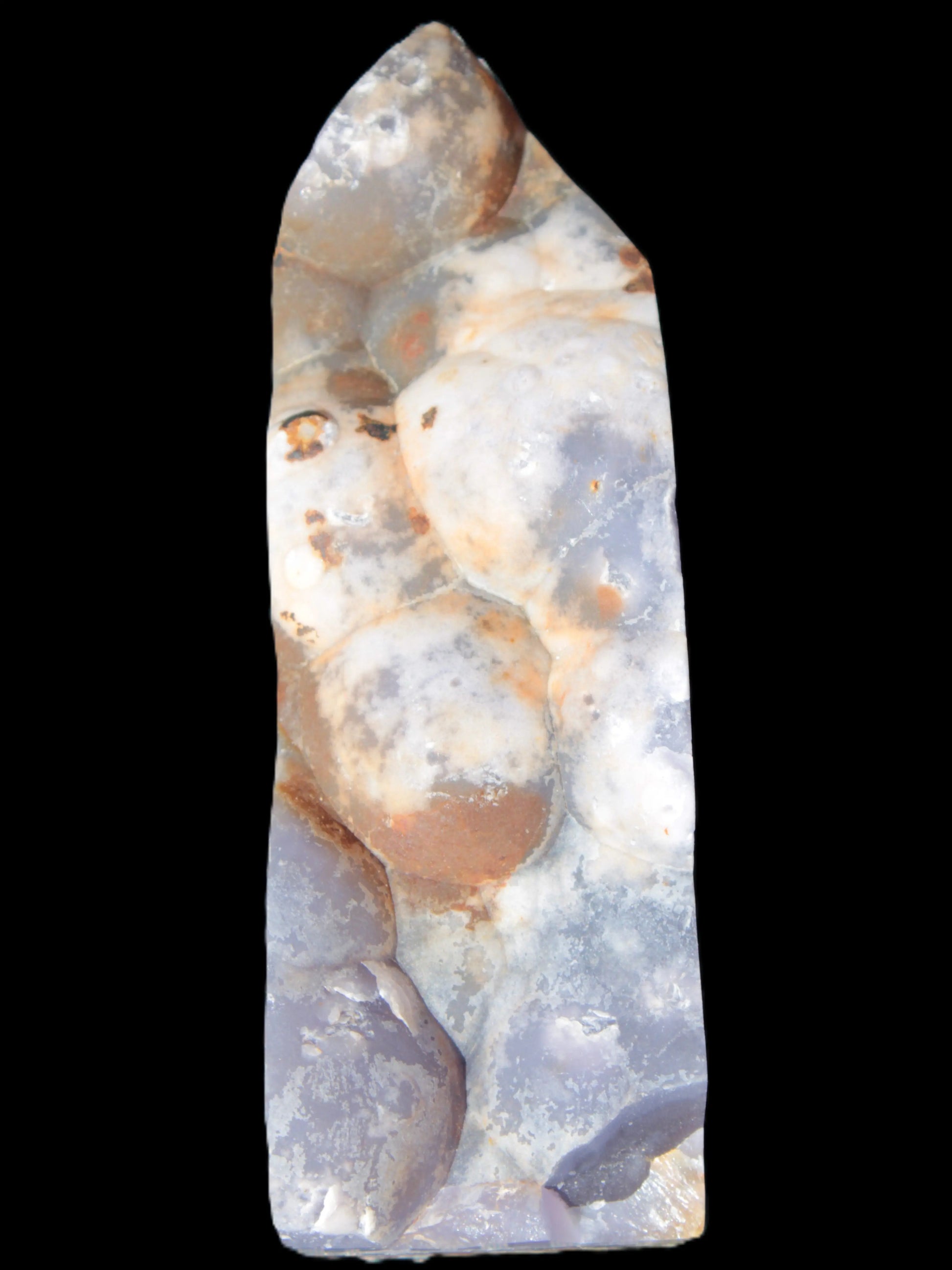 Purple Grape Chalcedony obelisk 121mm 438g Rocks and Things