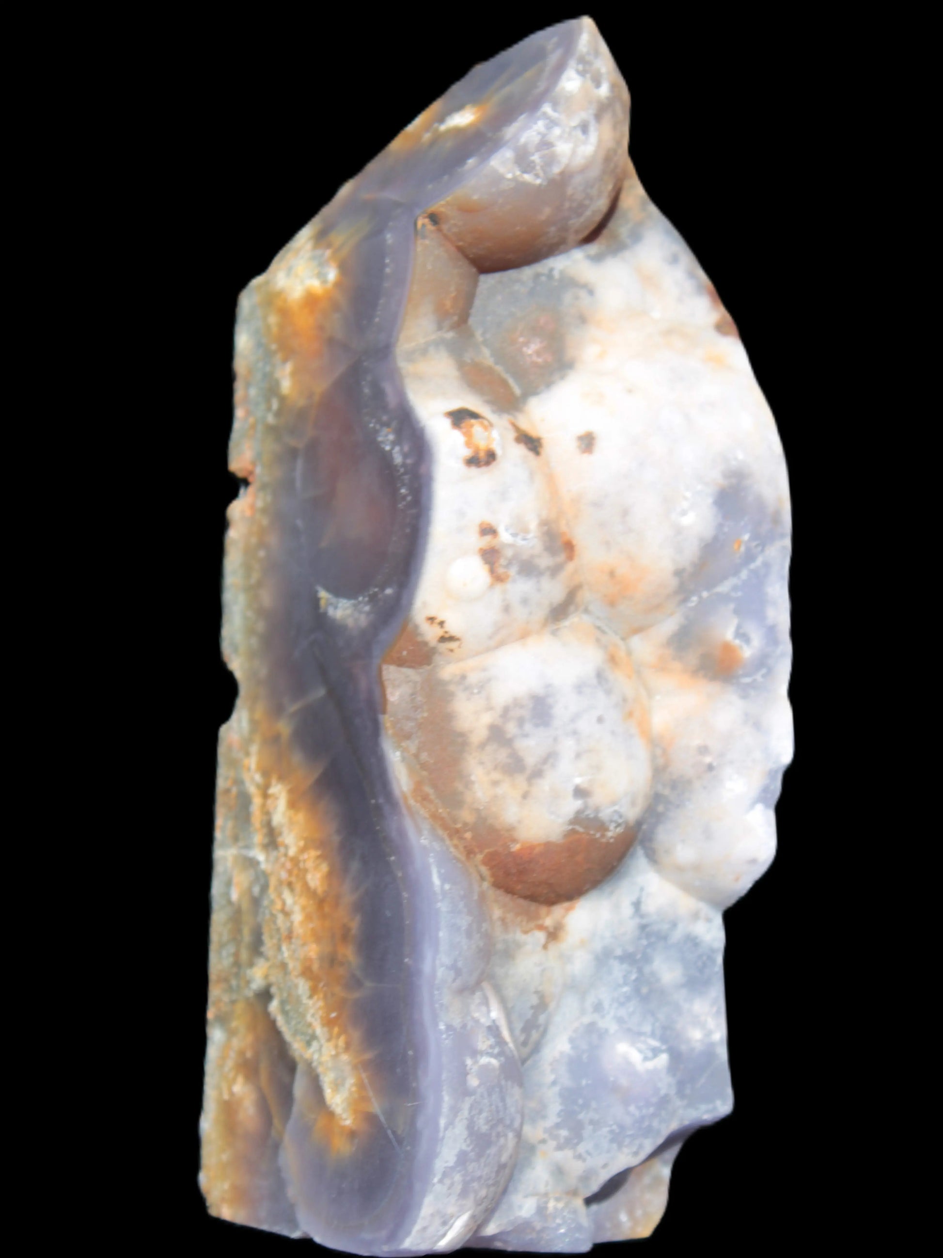Purple Grape Chalcedony obelisk 121mm 438g Rocks and Things