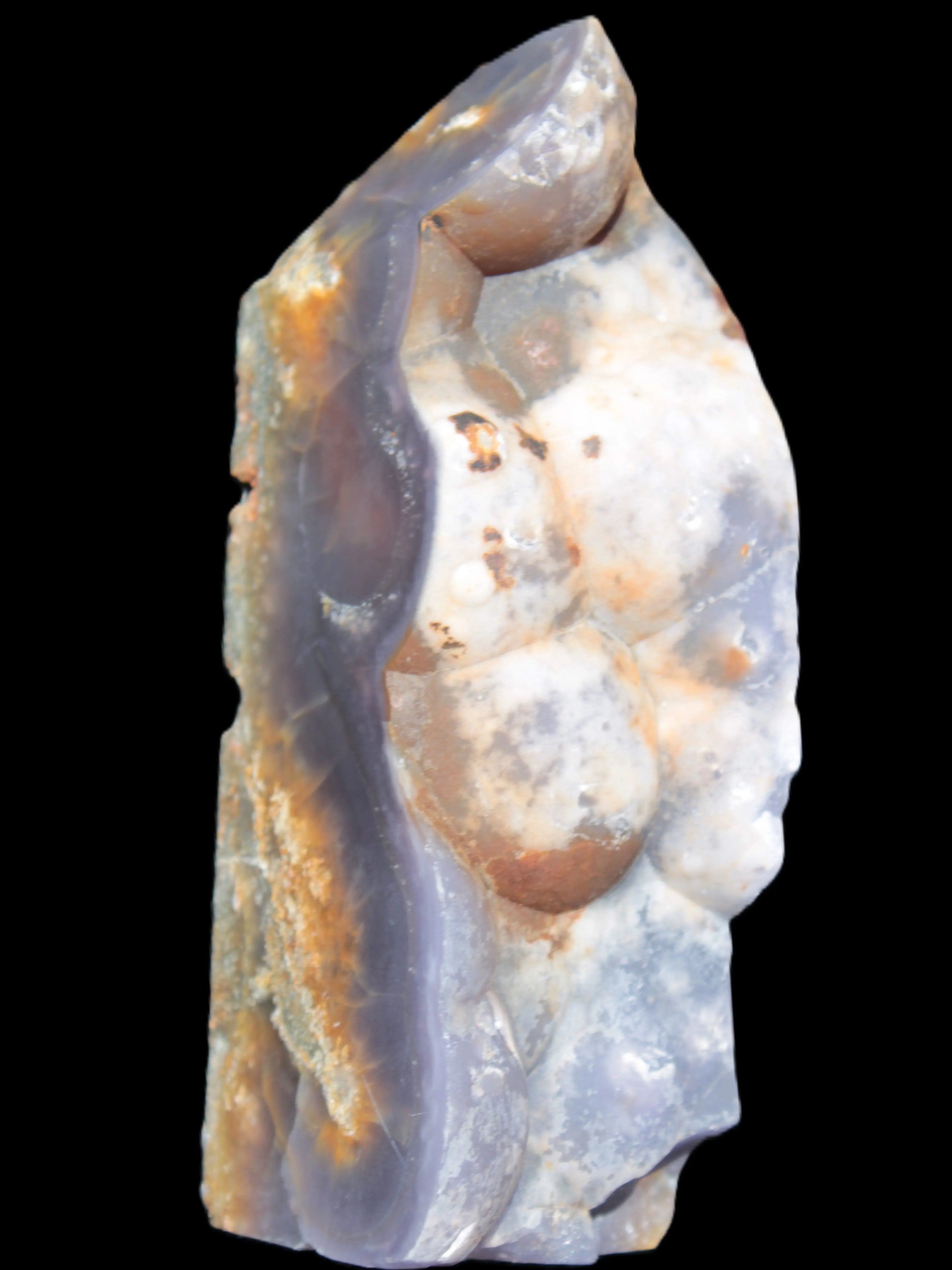 Purple Grape Chalcedony obelisk 121mm 438g Rocks and Things