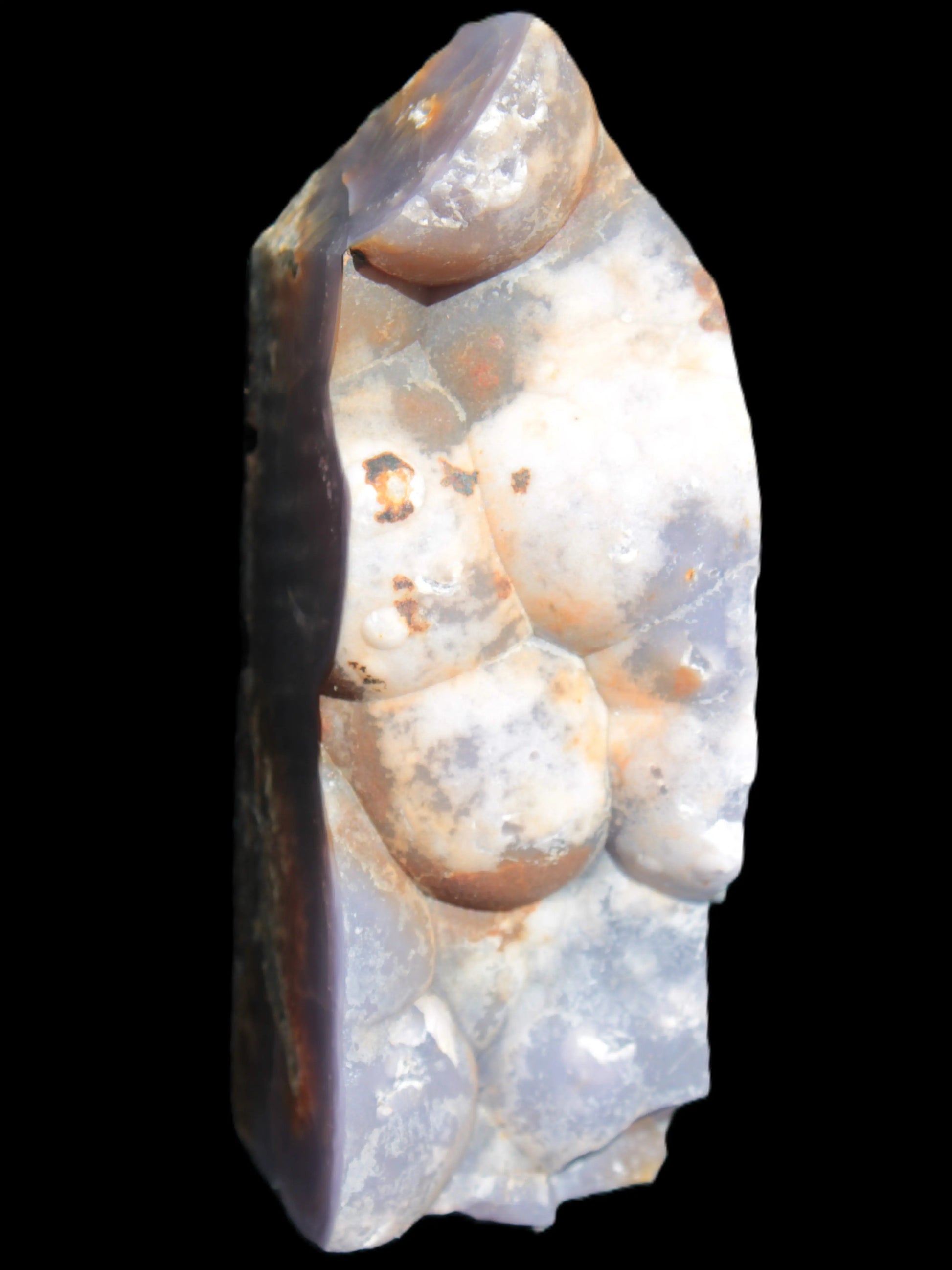 Purple Grape Chalcedony obelisk 121mm 438g Rocks and Things