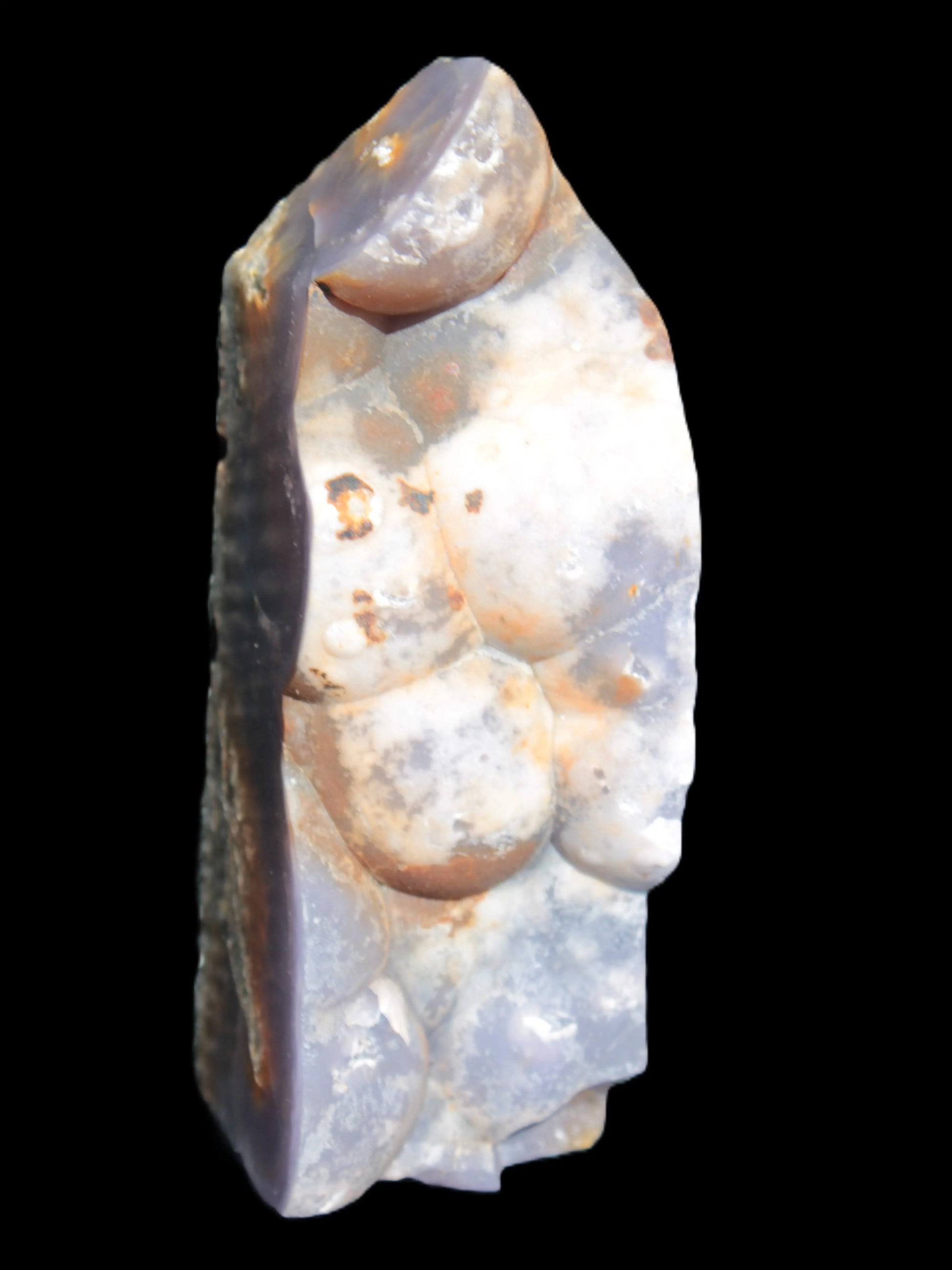 Purple Grape Chalcedony obelisk 121mm 438g Rocks and Things