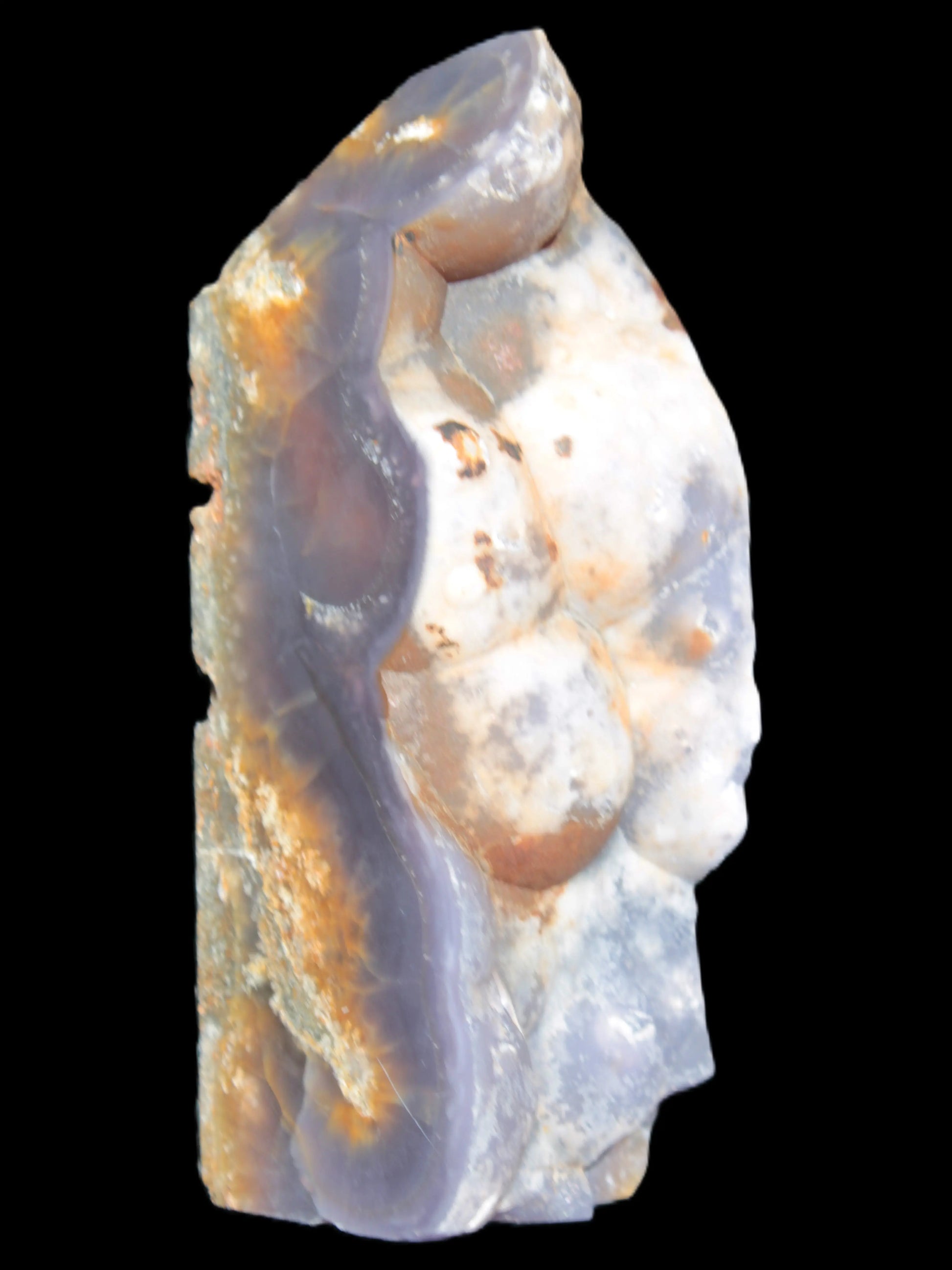 Purple Grape Chalcedony obelisk 121mm 438g Rocks and Things