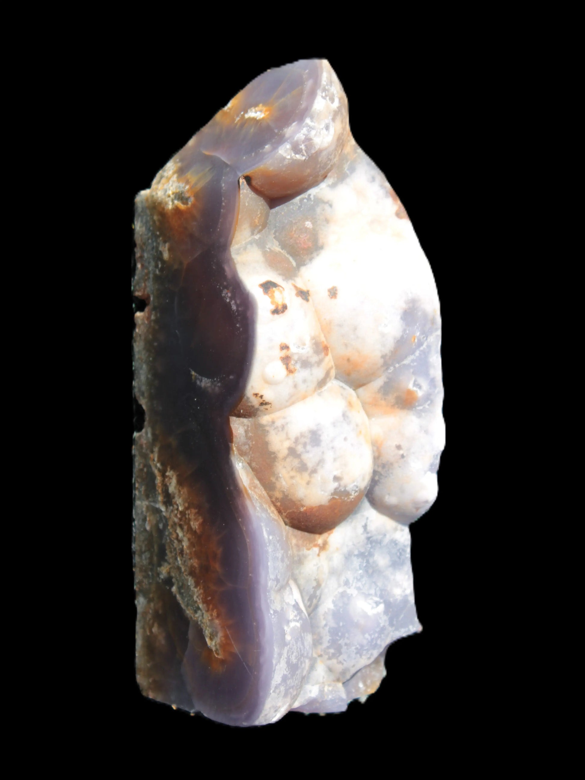 Purple Grape Chalcedony obelisk 121mm 438g Rocks and Things