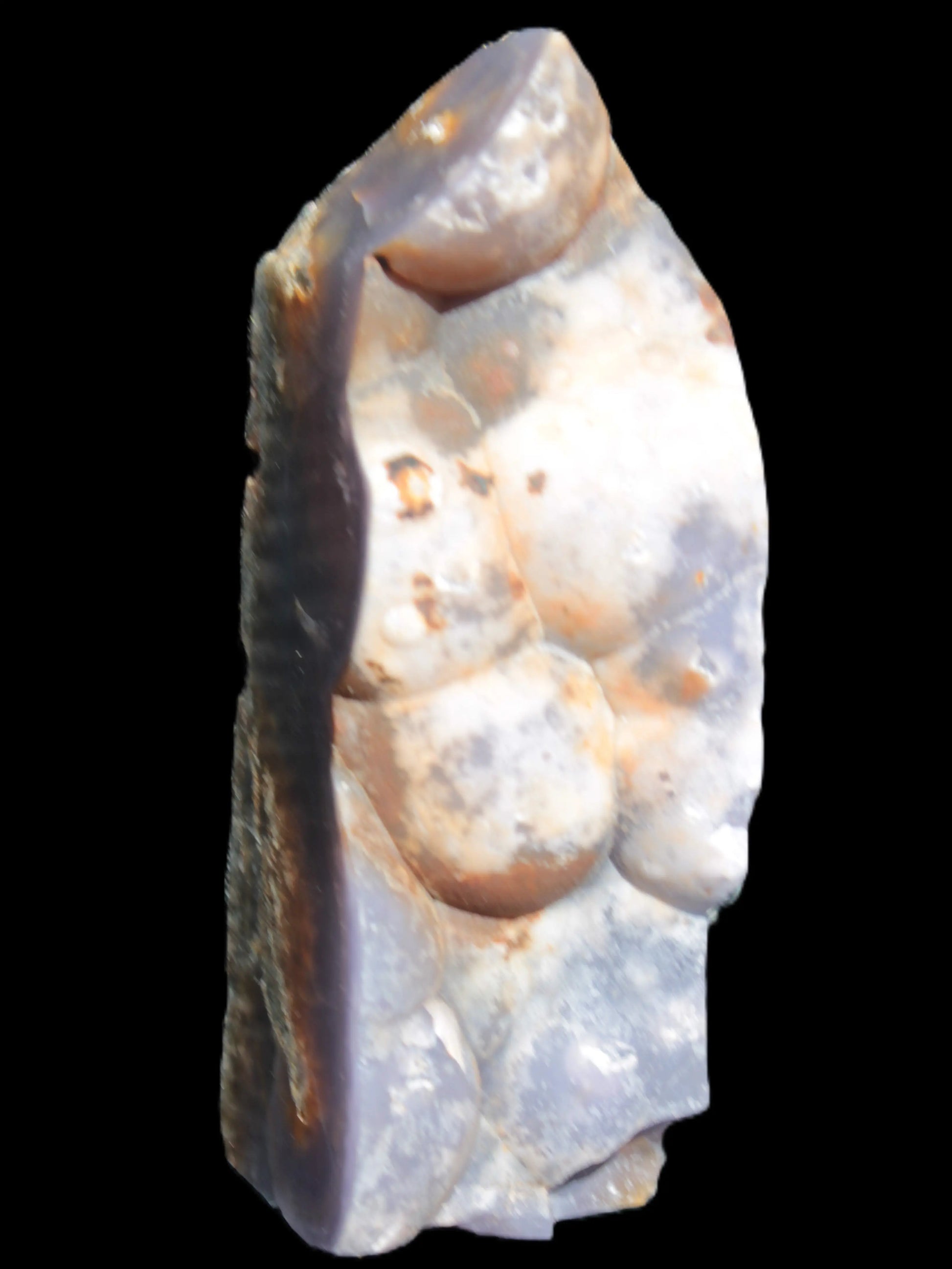 Purple Grape Chalcedony obelisk 121mm 438g Rocks and Things