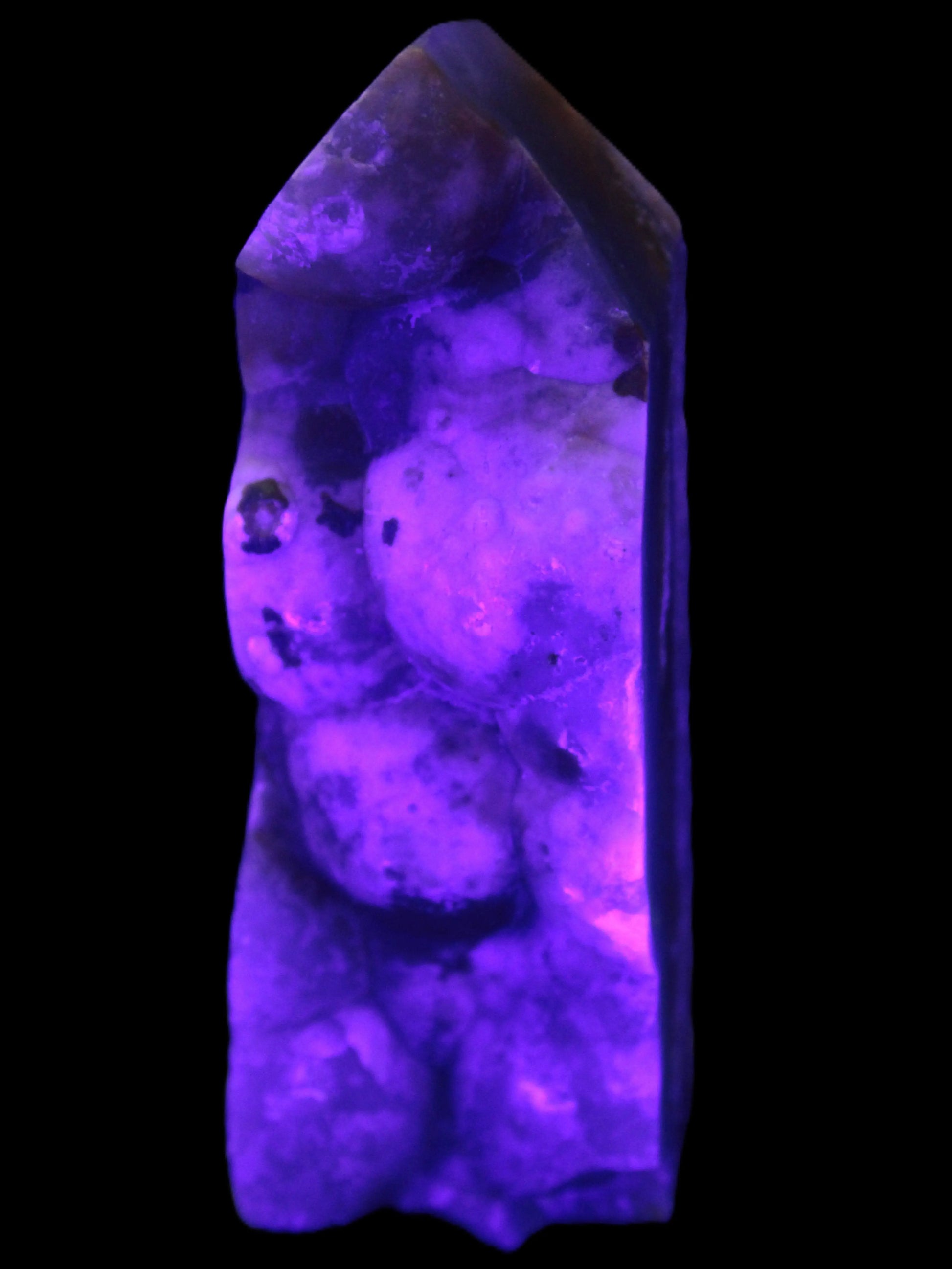 Purple Grape Chalcedony obelisk 121mm 438g Rocks and Things
