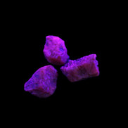 Purple Red Corundum Ruby 3 crystals 1-2g Rocks and Things Store