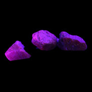 Purple Red Corundum Ruby 3 crystals 1-2g Rocks and Things Store