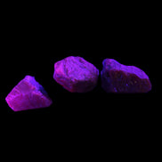 Purple Red Corundum Ruby 3 crystals 1-2g Rocks and Things Store