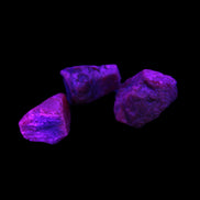 Purple Red Corundum Ruby 3 crystals 1-2g Rocks and Things Store