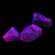 Purple Red Corundum Ruby 3 crystals 1-2g Rocks and Things Store