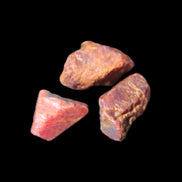 Purple Red Corundum Ruby 3 crystals 1-2g Rocks and Things Store