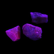 Purple Red Corundum Ruby 3 crystals 1-2g Rocks and Things Store