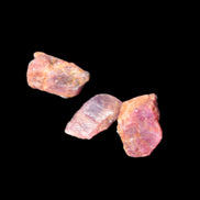 Purple Red Corundum Ruby 3 crystals 1-2g Rocks and Things Store