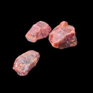 Purple Red Corundum Ruby 3 crystals approx. 1.5g Rocks and Things