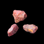 Purple Red Corundum Ruby 3 crystals approx. 1.5g Rocks and Things