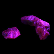 Purple Red Corundum Ruby 3 crystals approx. 1.5g Rocks and Things