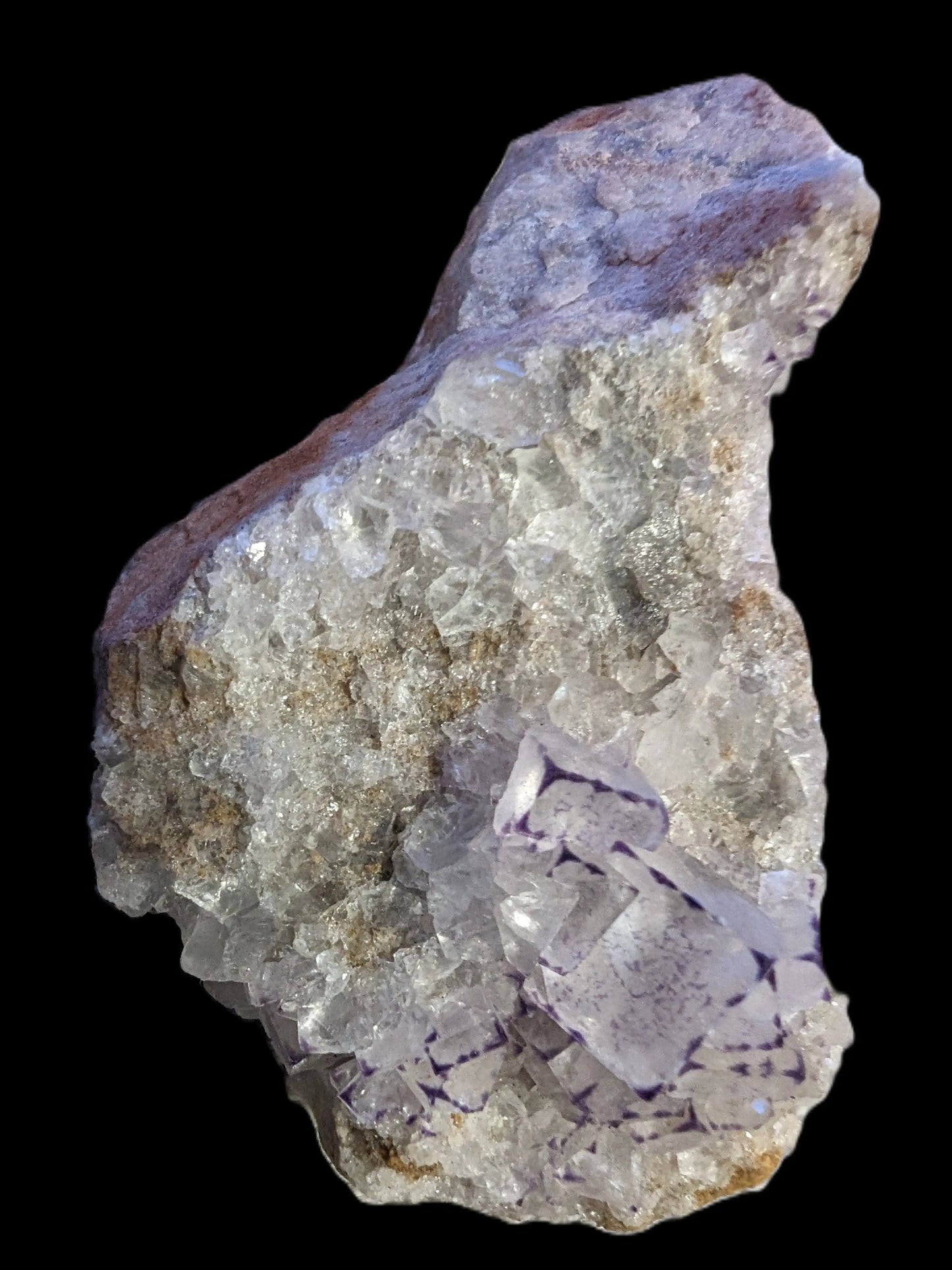 Purple cubic Fluorite cluster 100g Rocks and Things