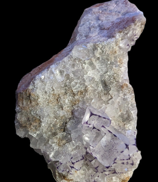 Purple cubic Fluorite cluster 100g Rocks and Things