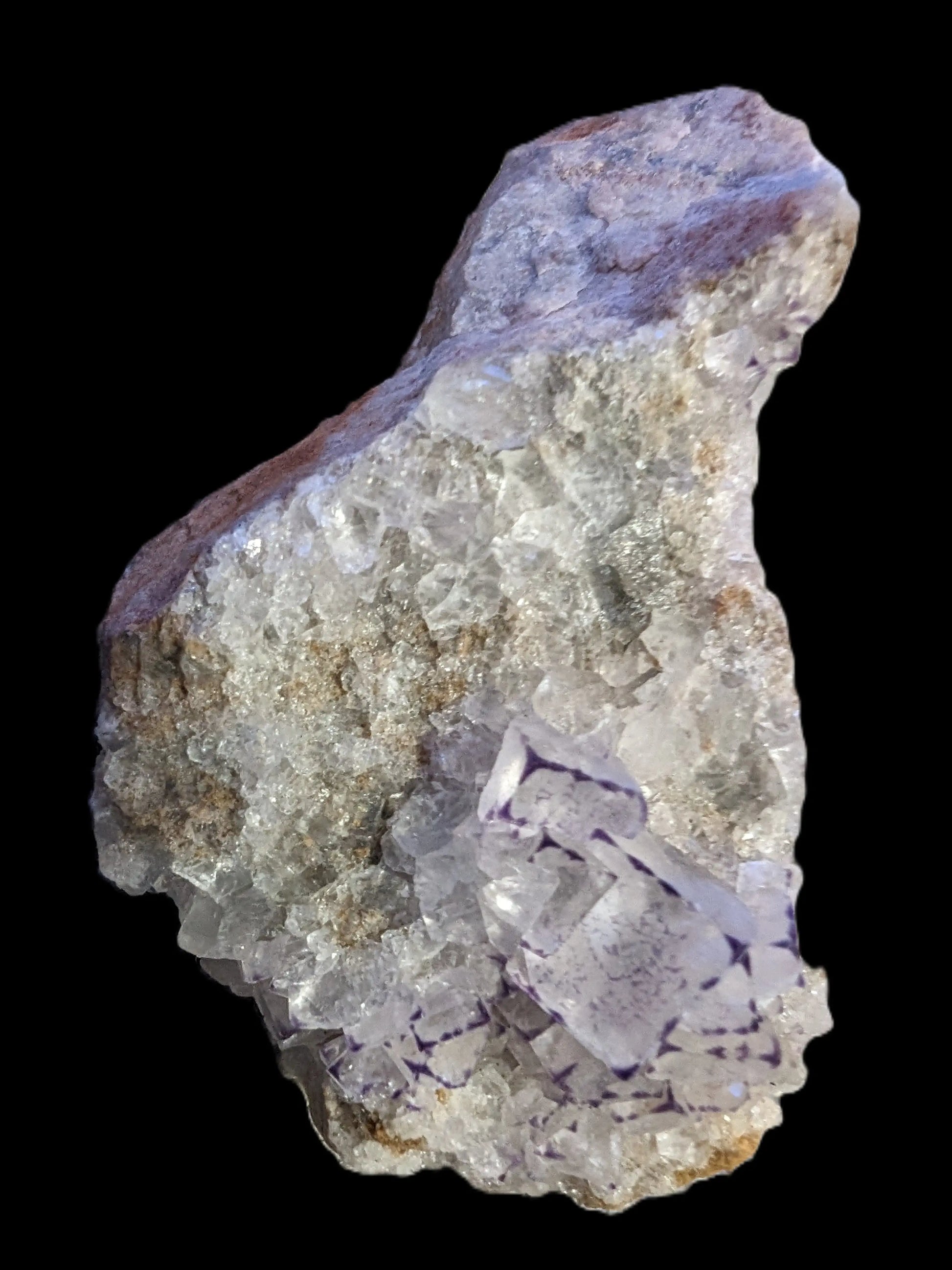 Purple cubic Fluorite cluster 100g Rocks and Things