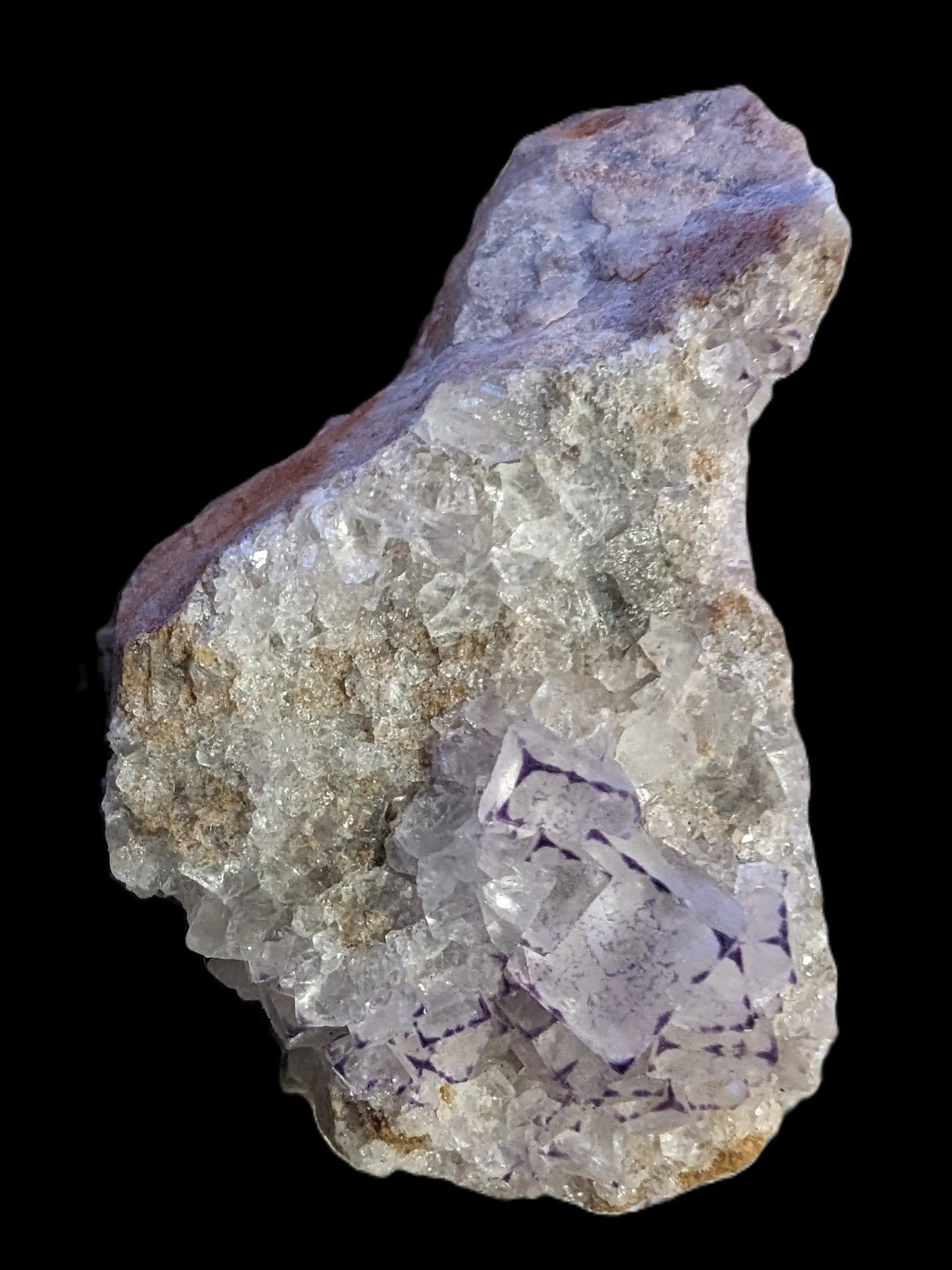 Purple cubic Fluorite cluster 100g Rocks and Things