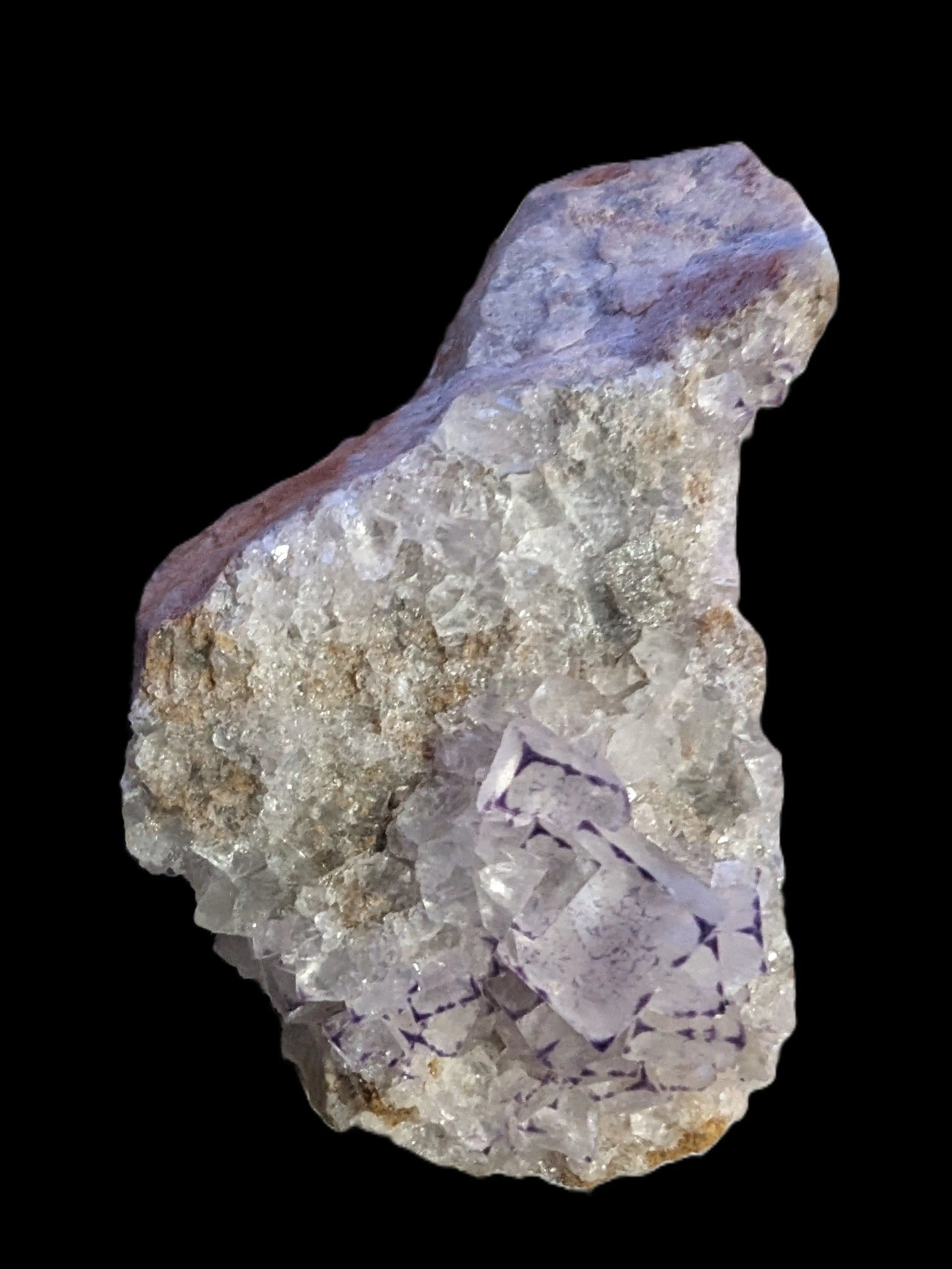 Purple cubic Fluorite cluster 100g Rocks and Things