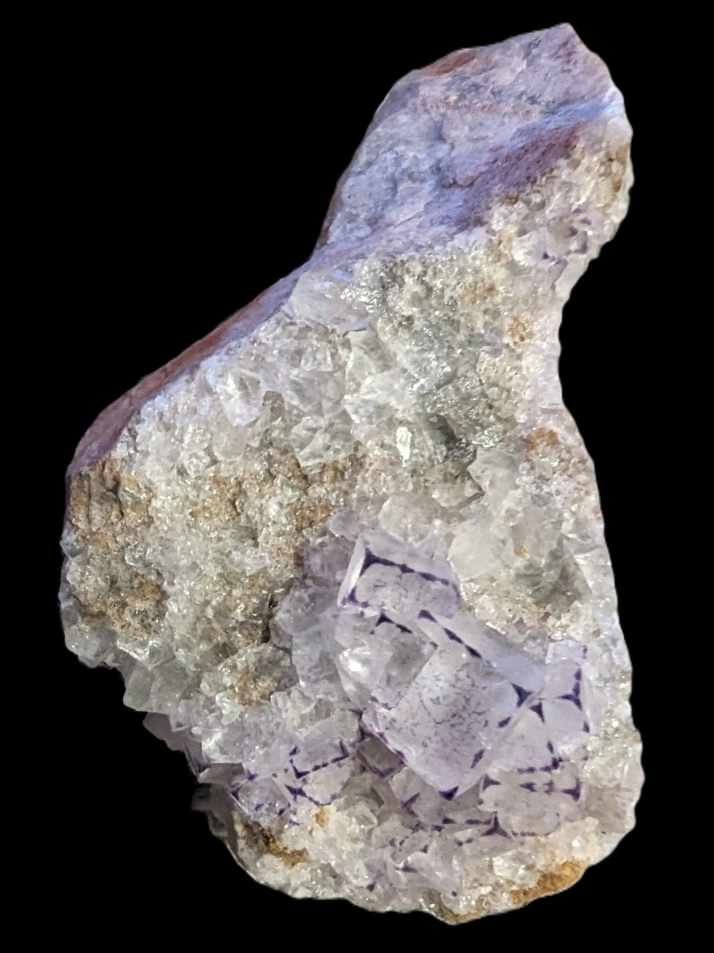 Purple cubic Fluorite cluster 100g Rocks and Things