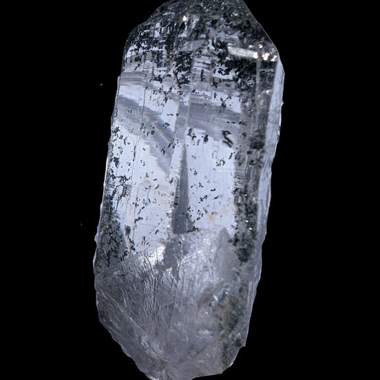 Quartz crystal etched with Chlorite from Pakistan 17.3g Rocks and Things Store