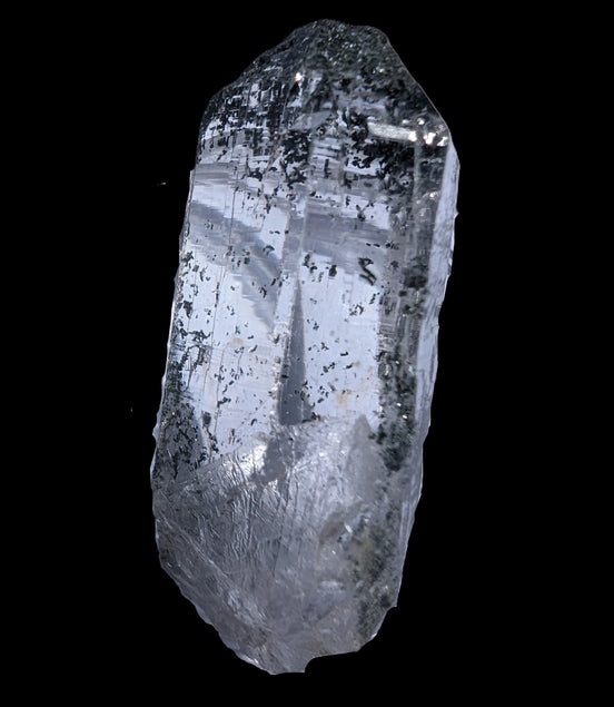 Quartz crystal etched with Chlorite from Pakistan 17.3g Rocks and Things Store